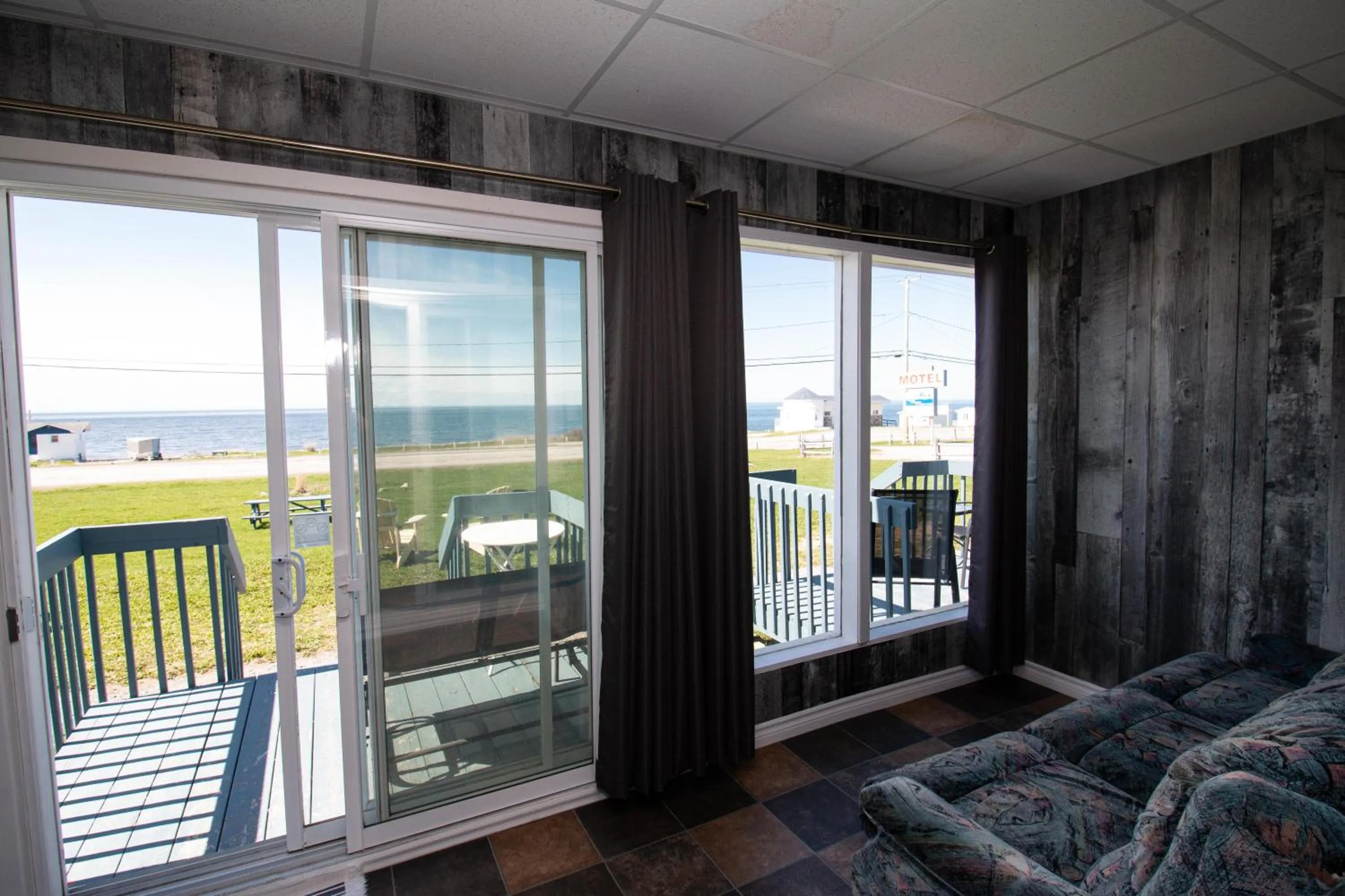 Patio in Motel de la mer