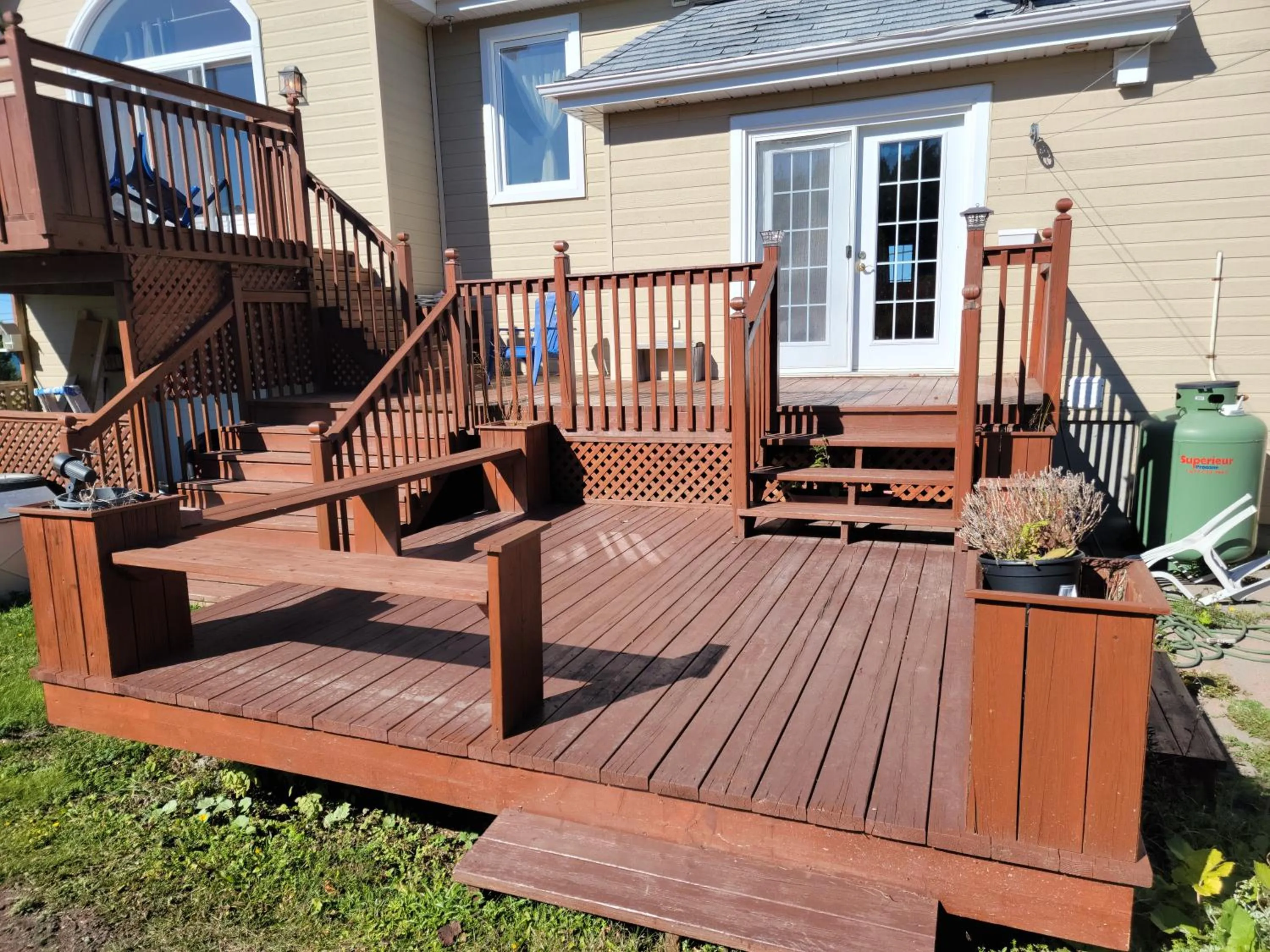 Patio in Motel de la mer