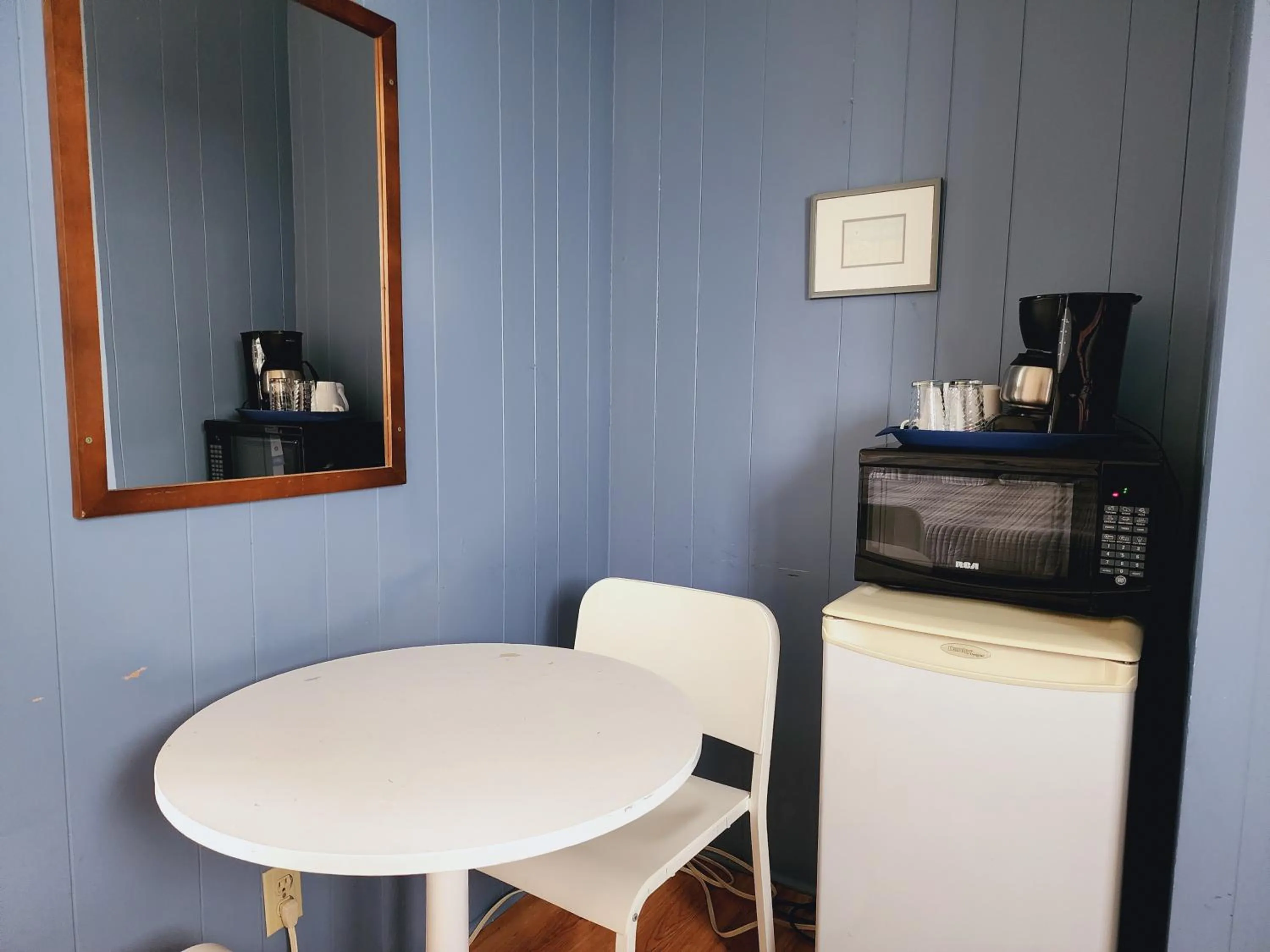 Dining area in Motel de la mer