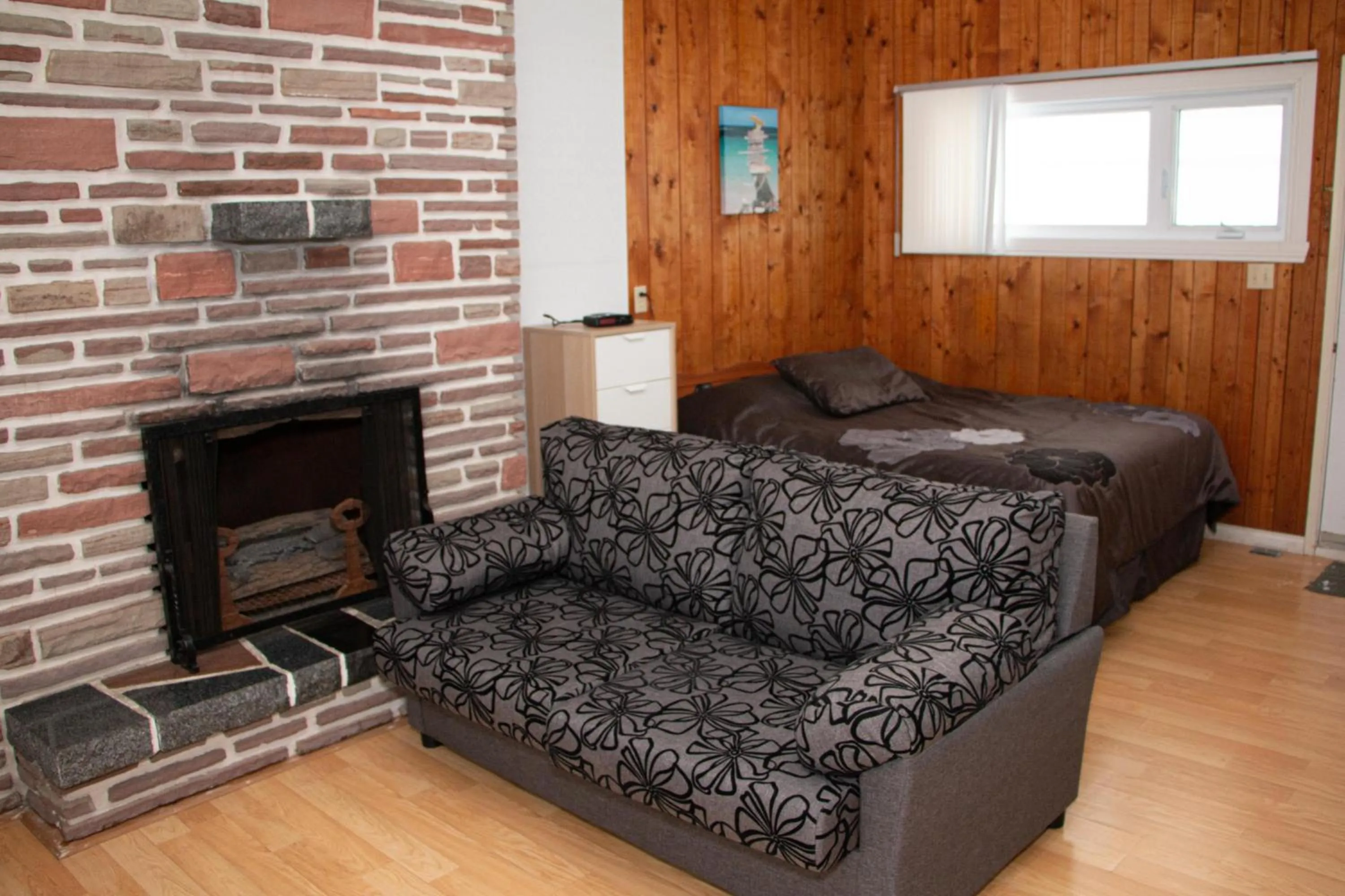 Living room in Motel de la mer