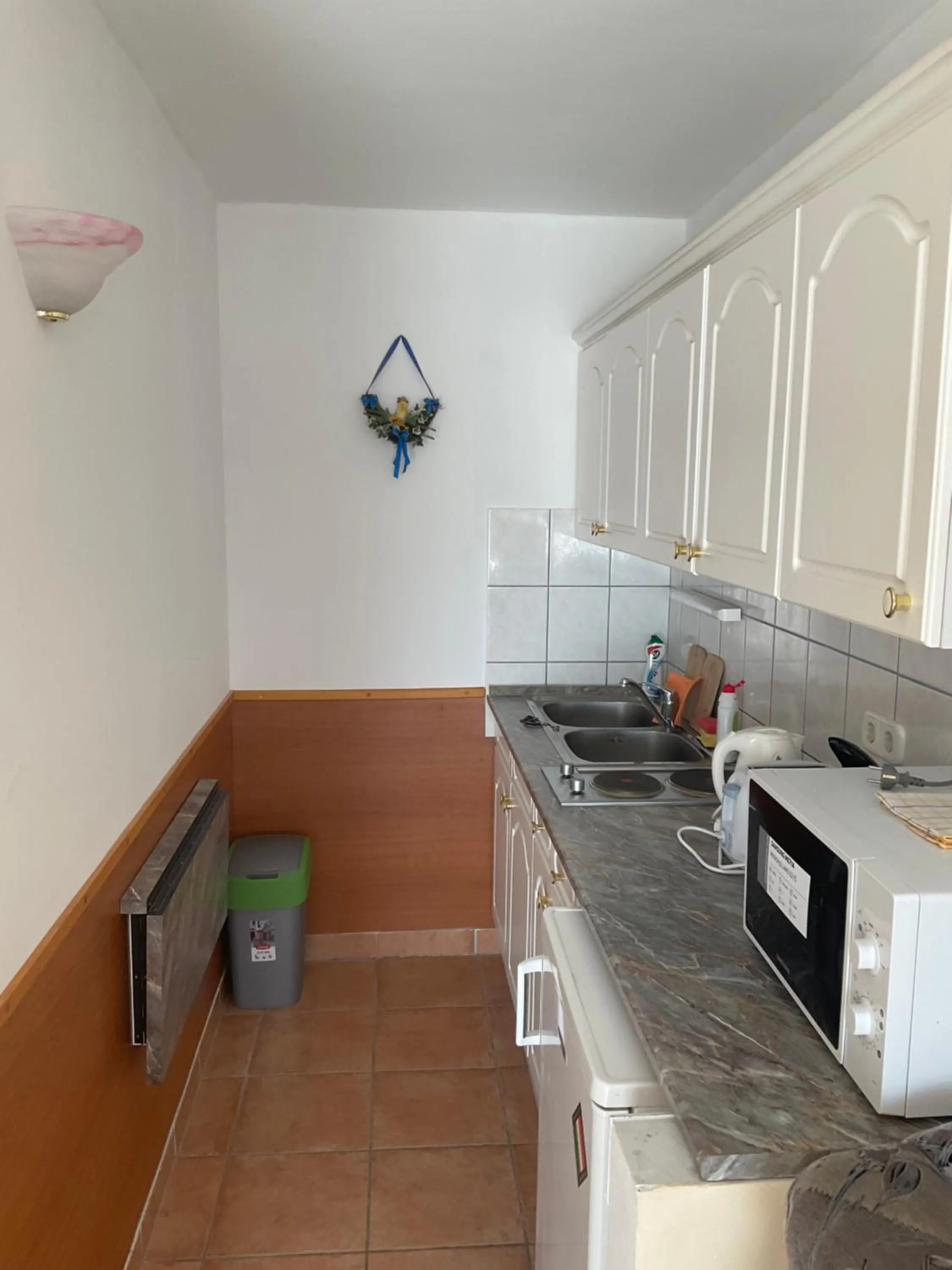 Kitchen or kitchenette in Arany Apartmanház Zalagyöngye