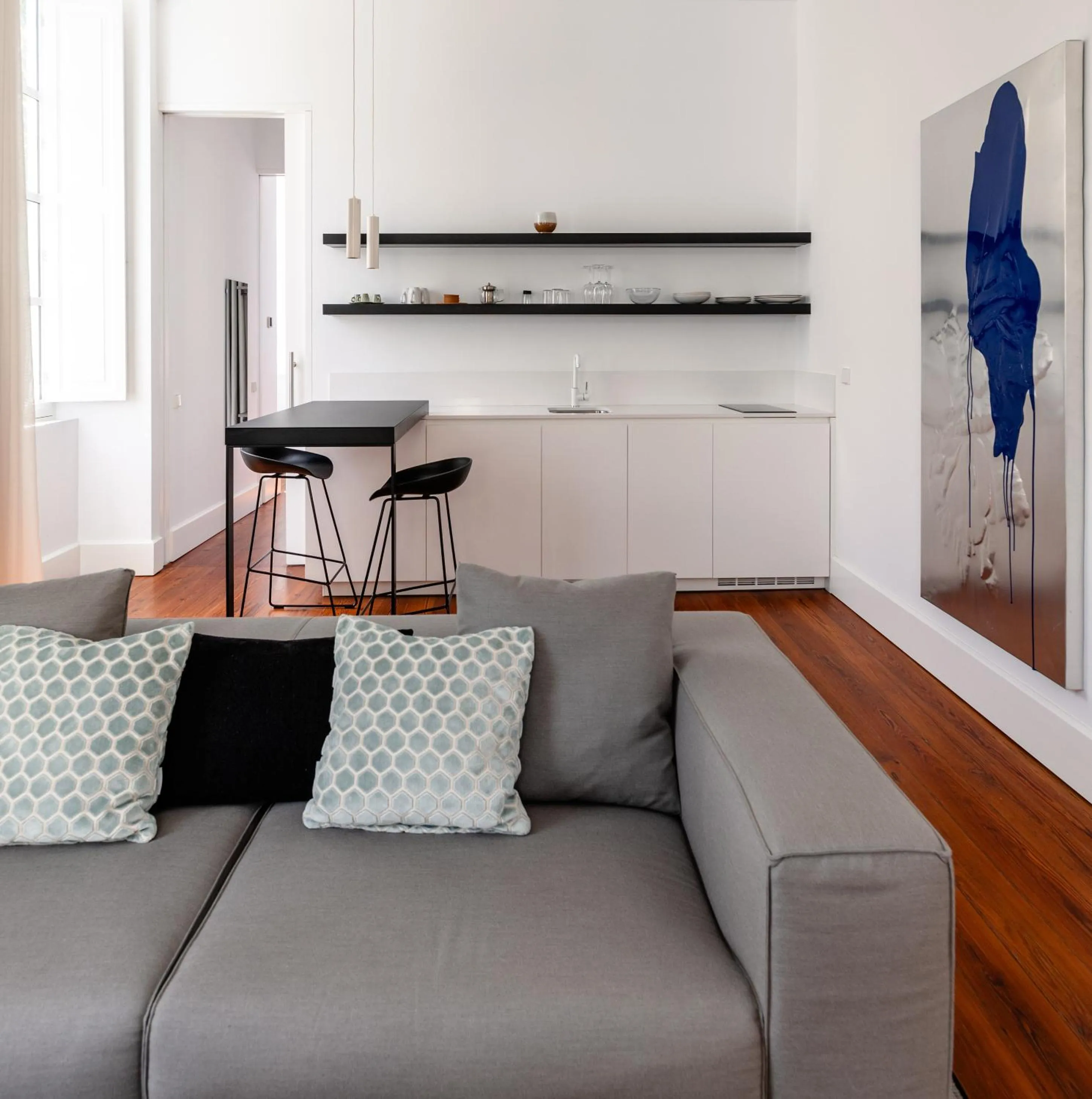 Living room in The Park Suites by IRES LAR