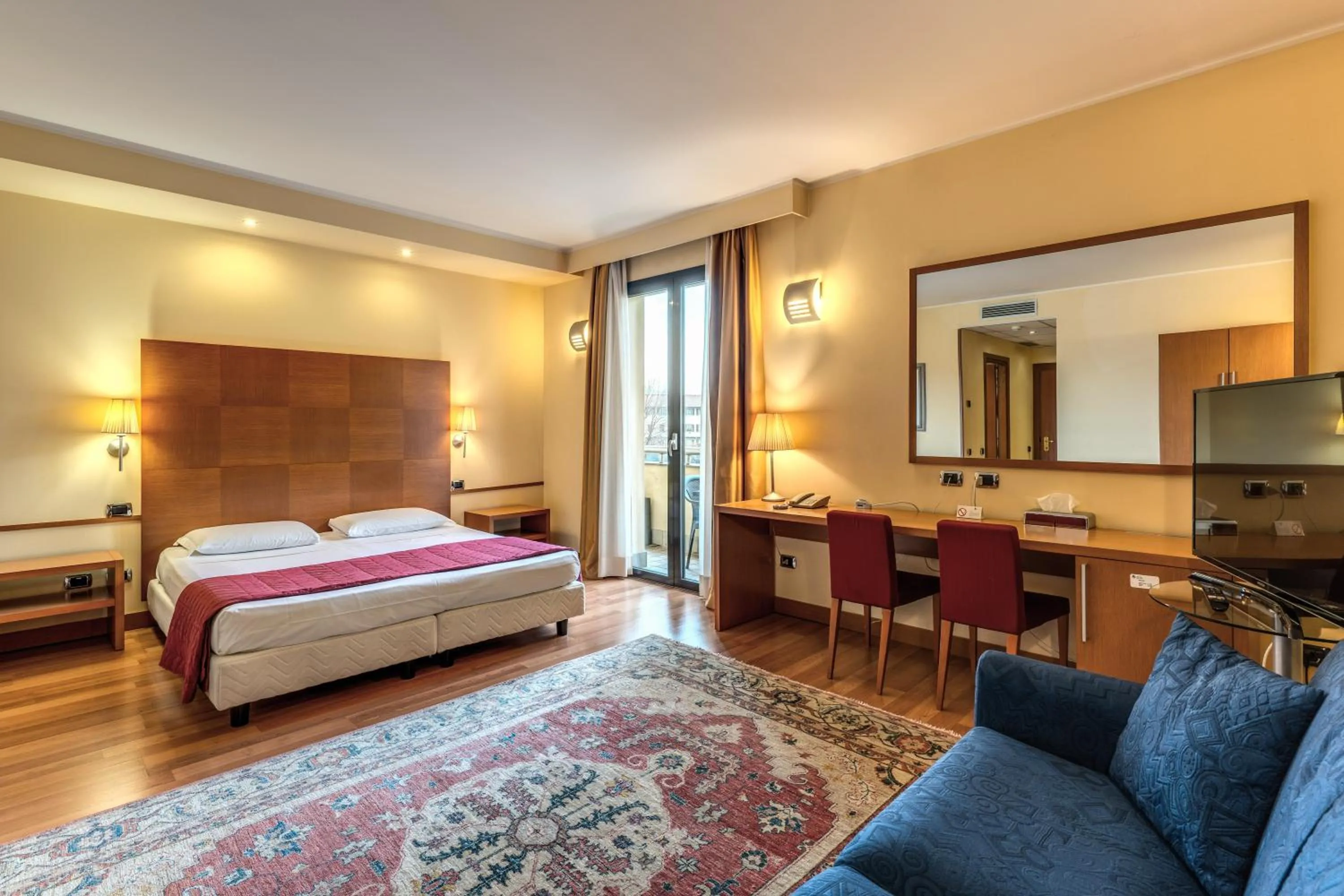 Bed in Luna Hotel Lago Maggiore Arona