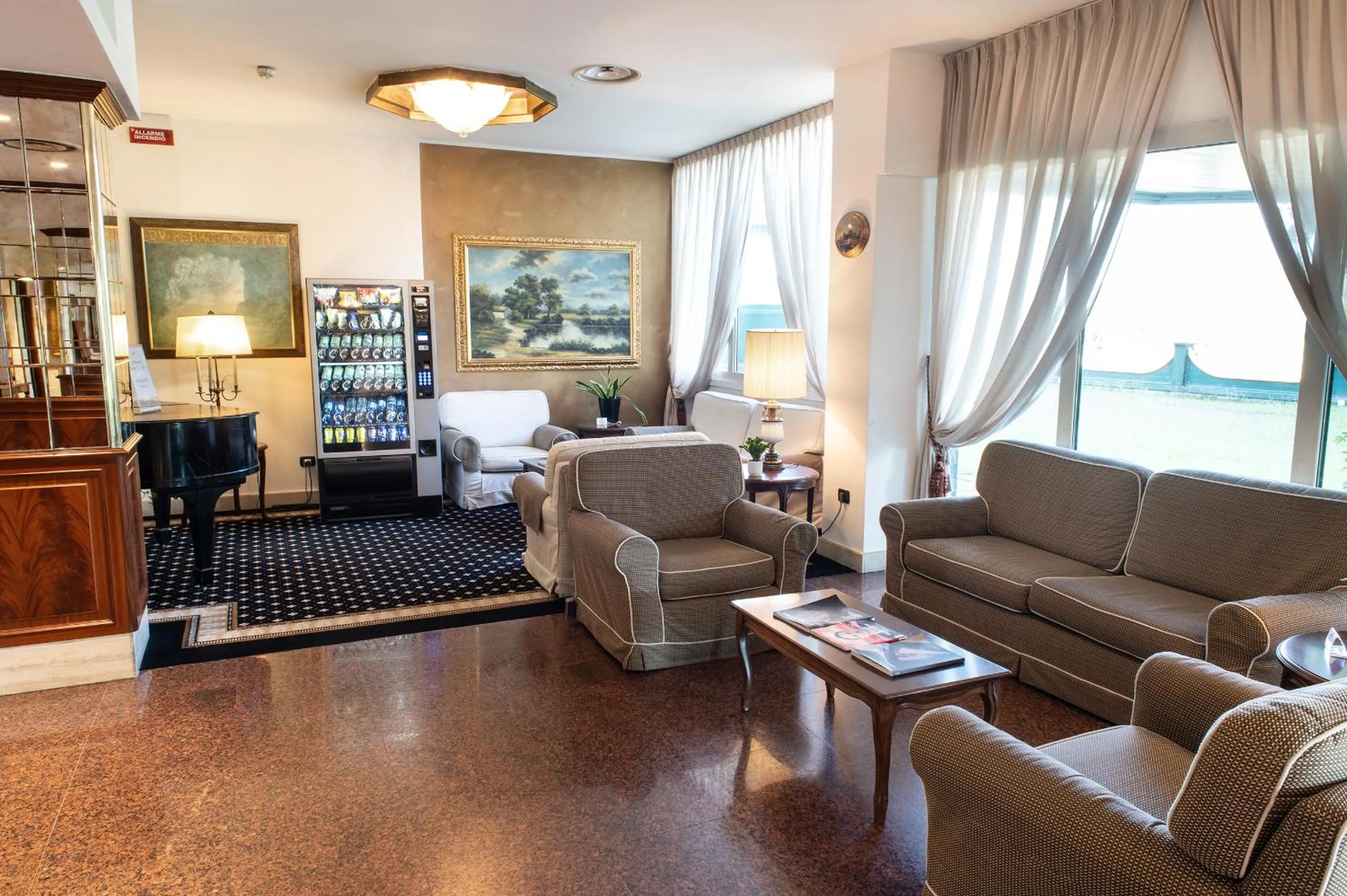 Lobby or reception in Hotel Alga