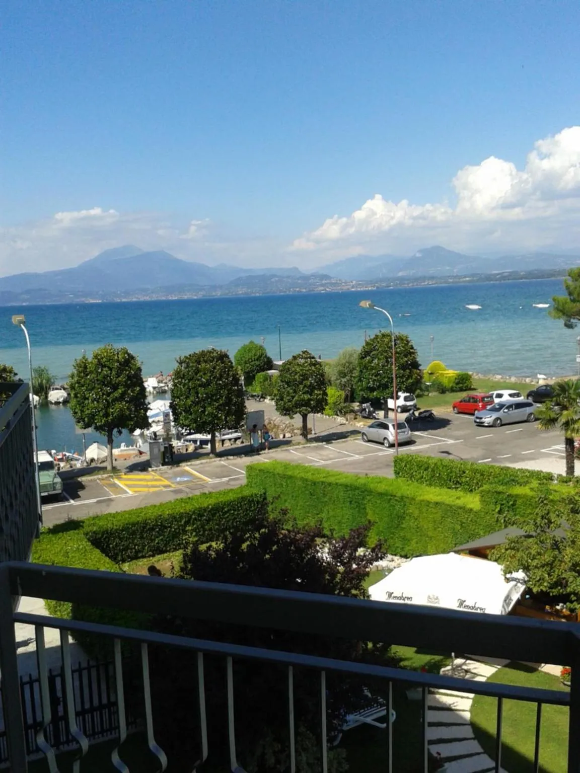 Lake view in Hotel Fornaci