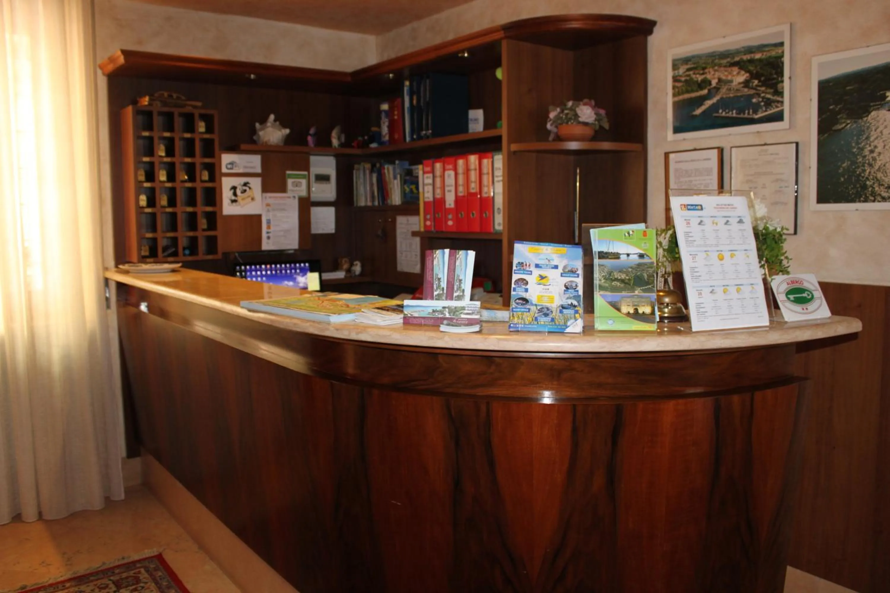 Lobby or reception in Hotel Fornaci