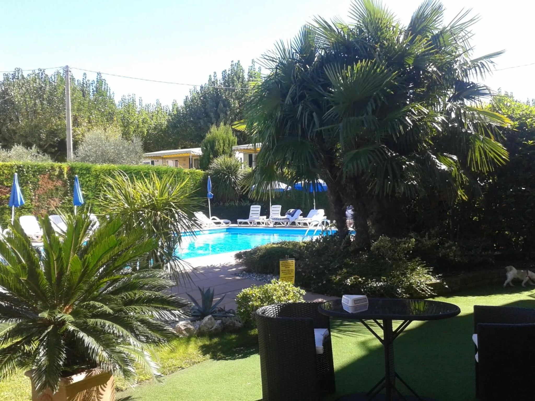 Patio in Hotel Fornaci