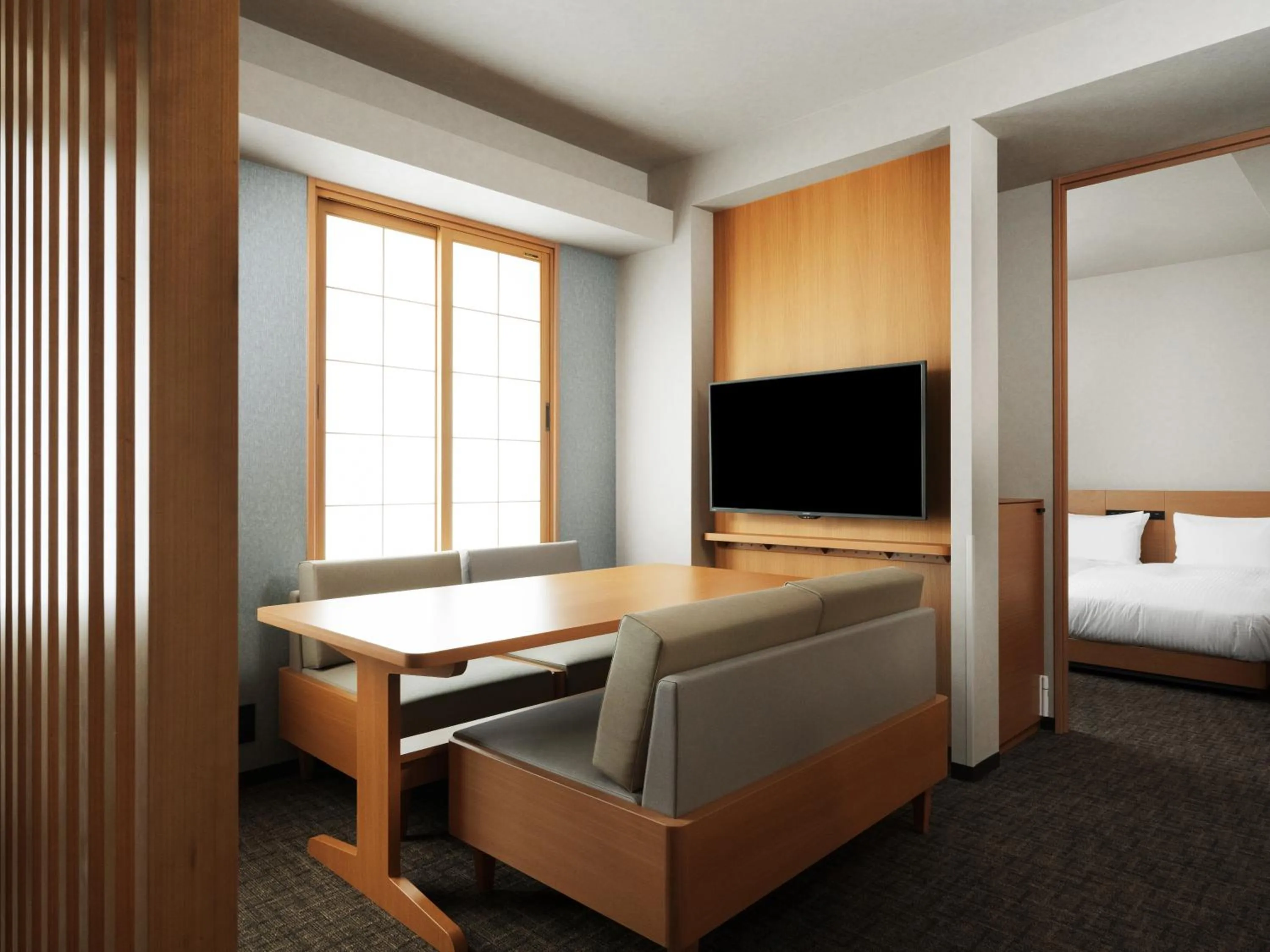 Photo of the whole room, Bed in MIMARU Tokyo Station East