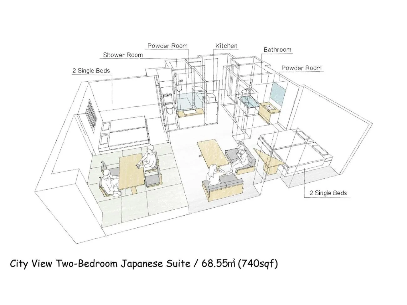 Floor plan in MIMARU Tokyo Station East
