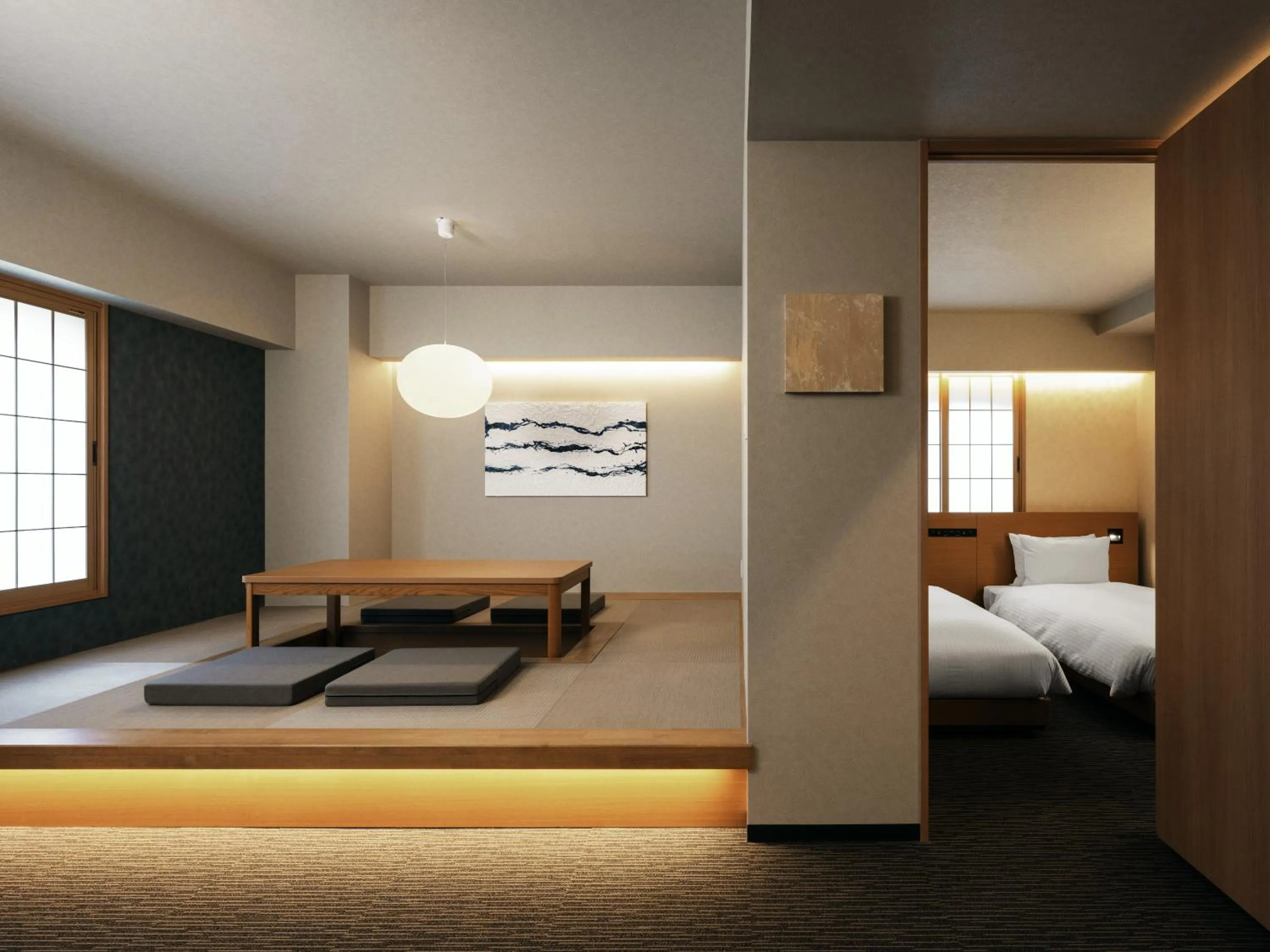 Photo of the whole room, Bed in MIMARU Tokyo Station East