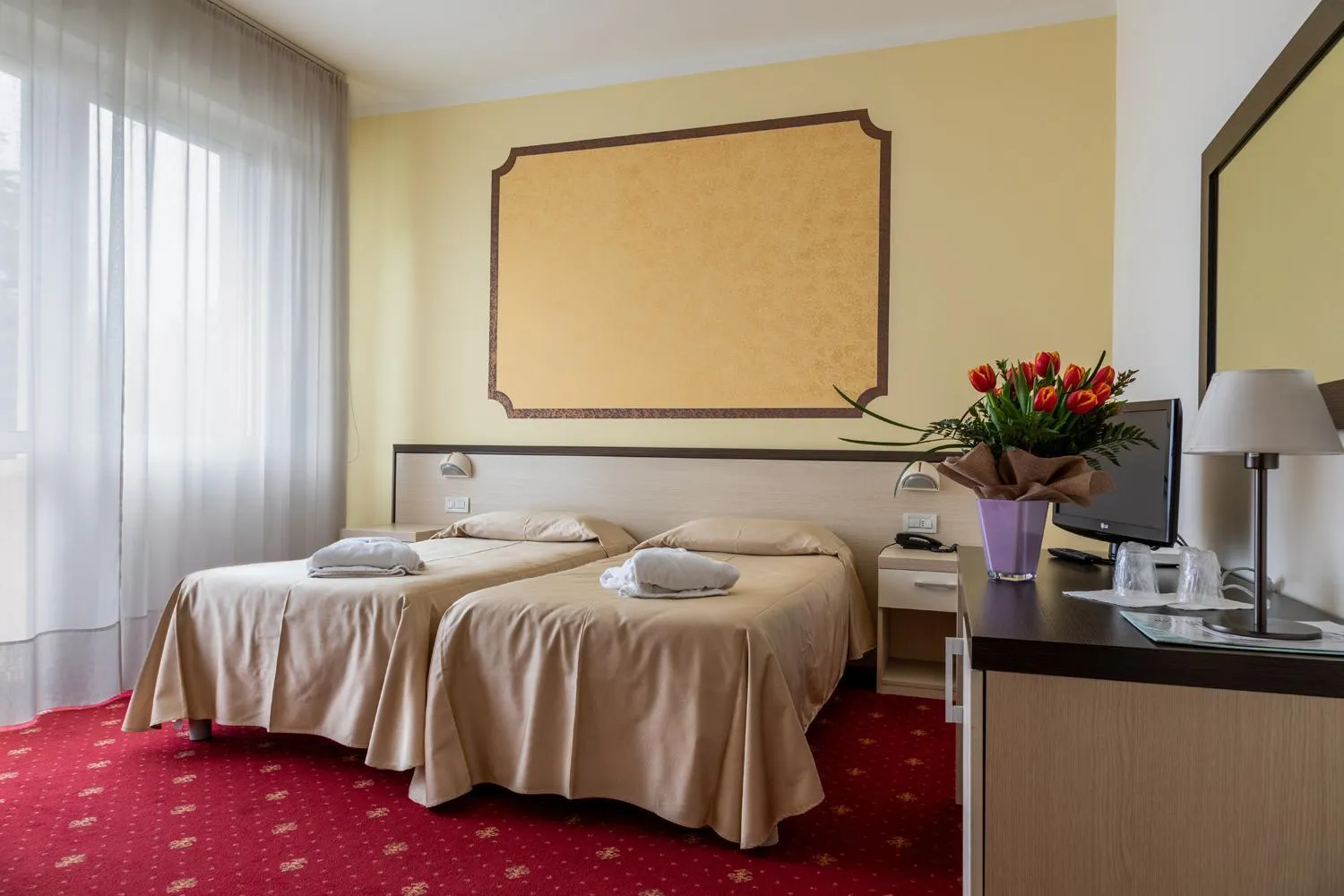 Bed in Hotel Columbia Terme