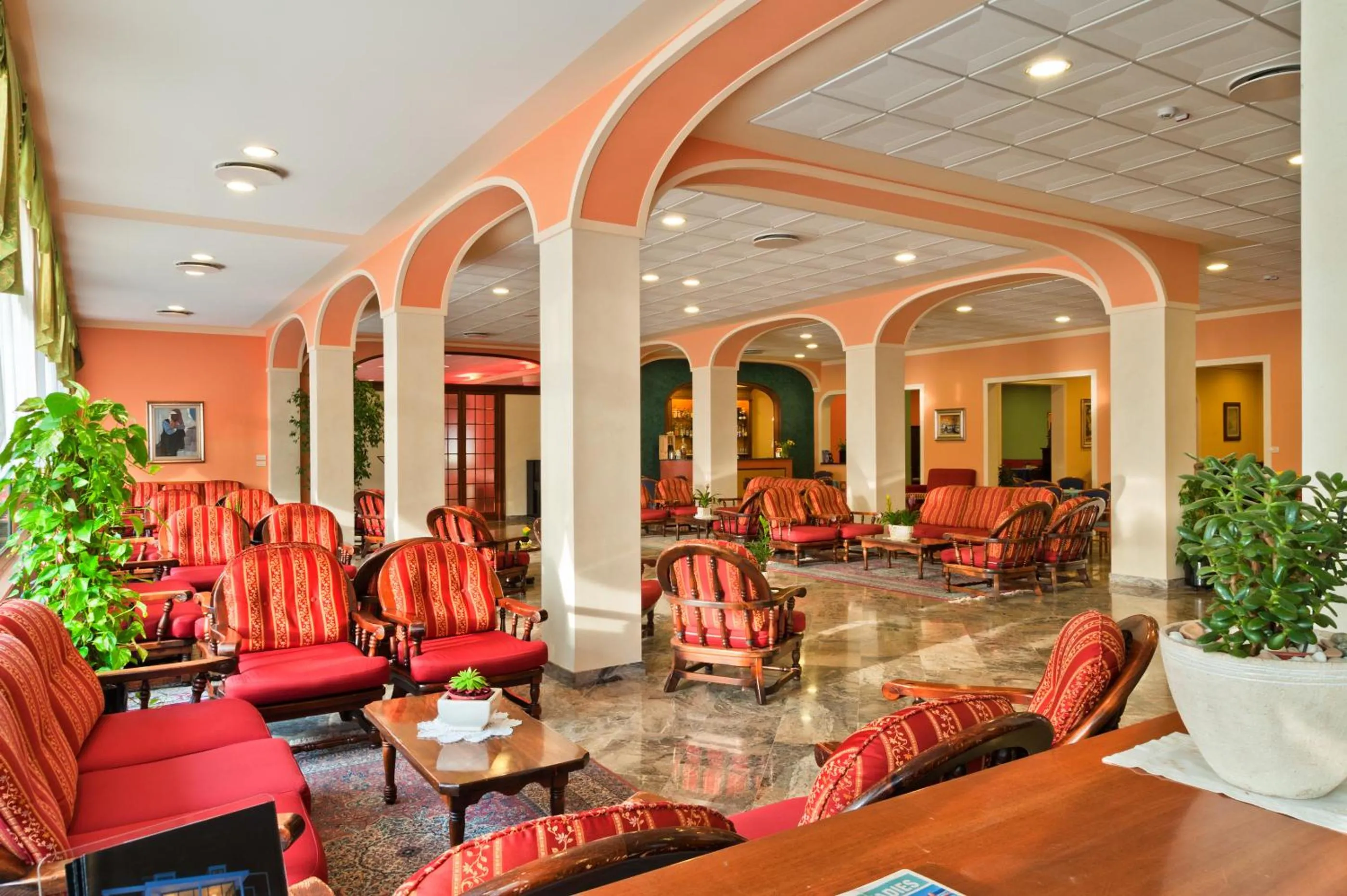 Lobby or reception in Hotel Columbia Terme