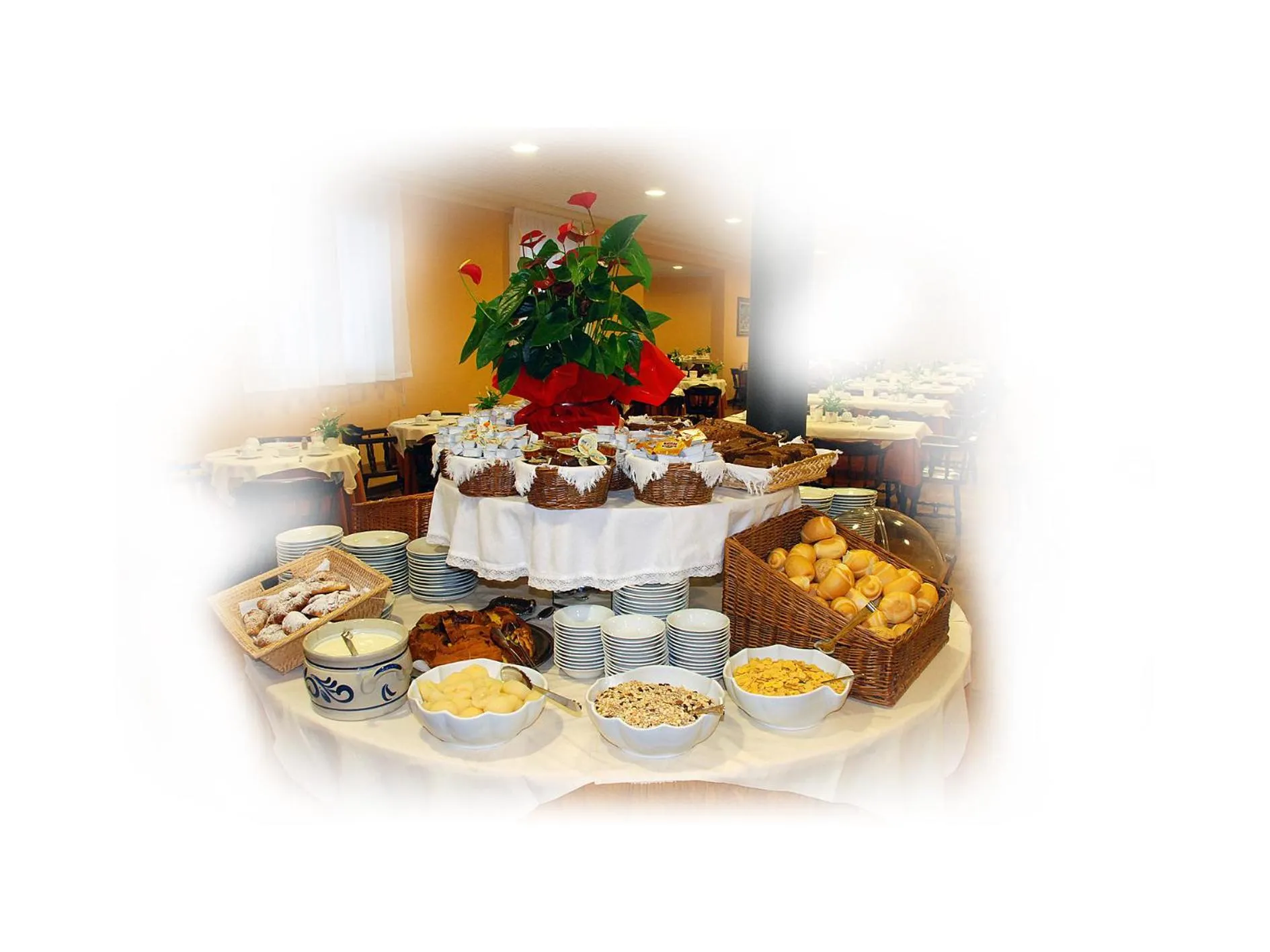 Restaurant/places to eat in Hotel Columbia Terme