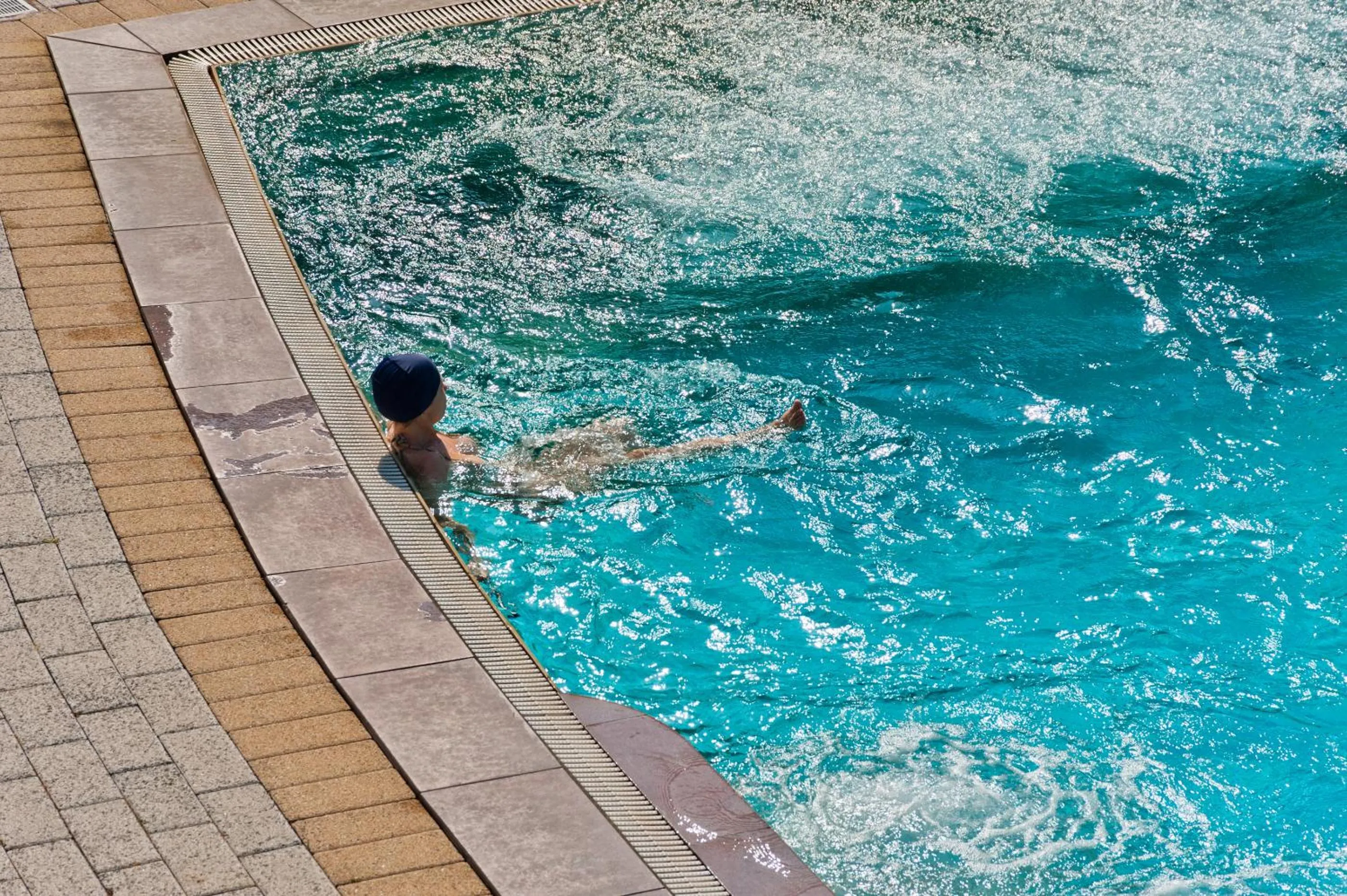 Swimming pool in Hotel Columbia Terme