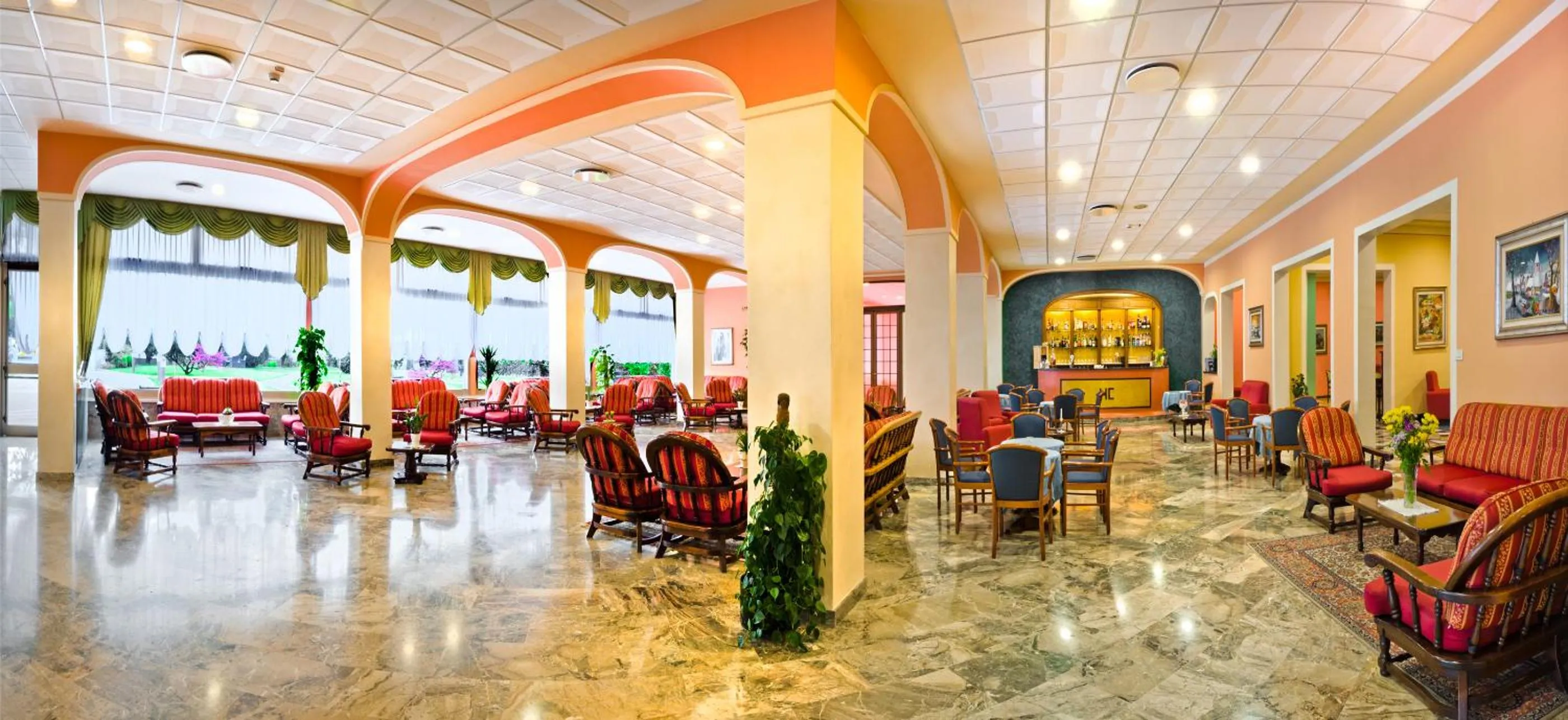 Lobby or reception in Hotel Columbia Terme
