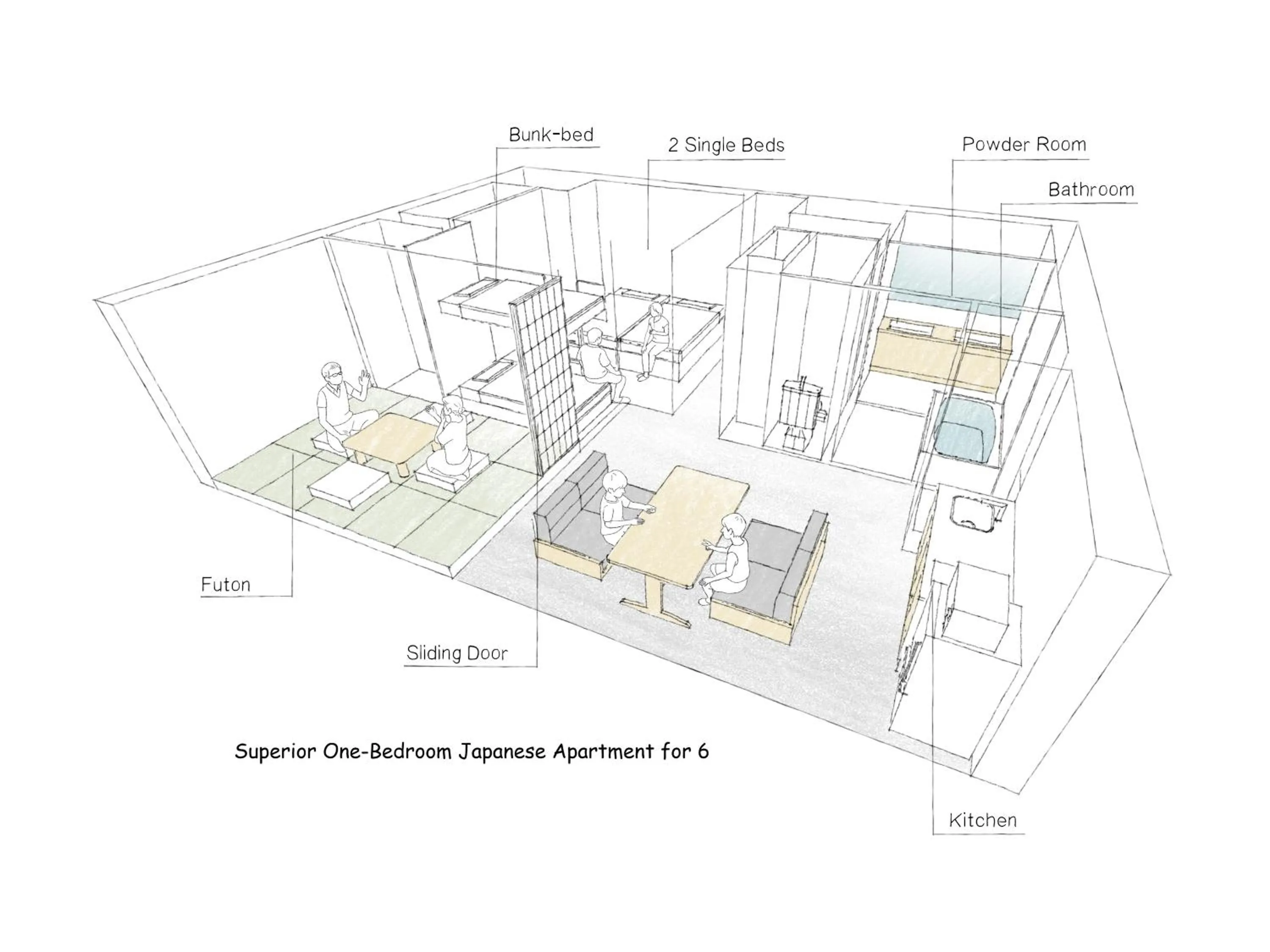 Floor plan in MIMARU Tokyo Kinshicho