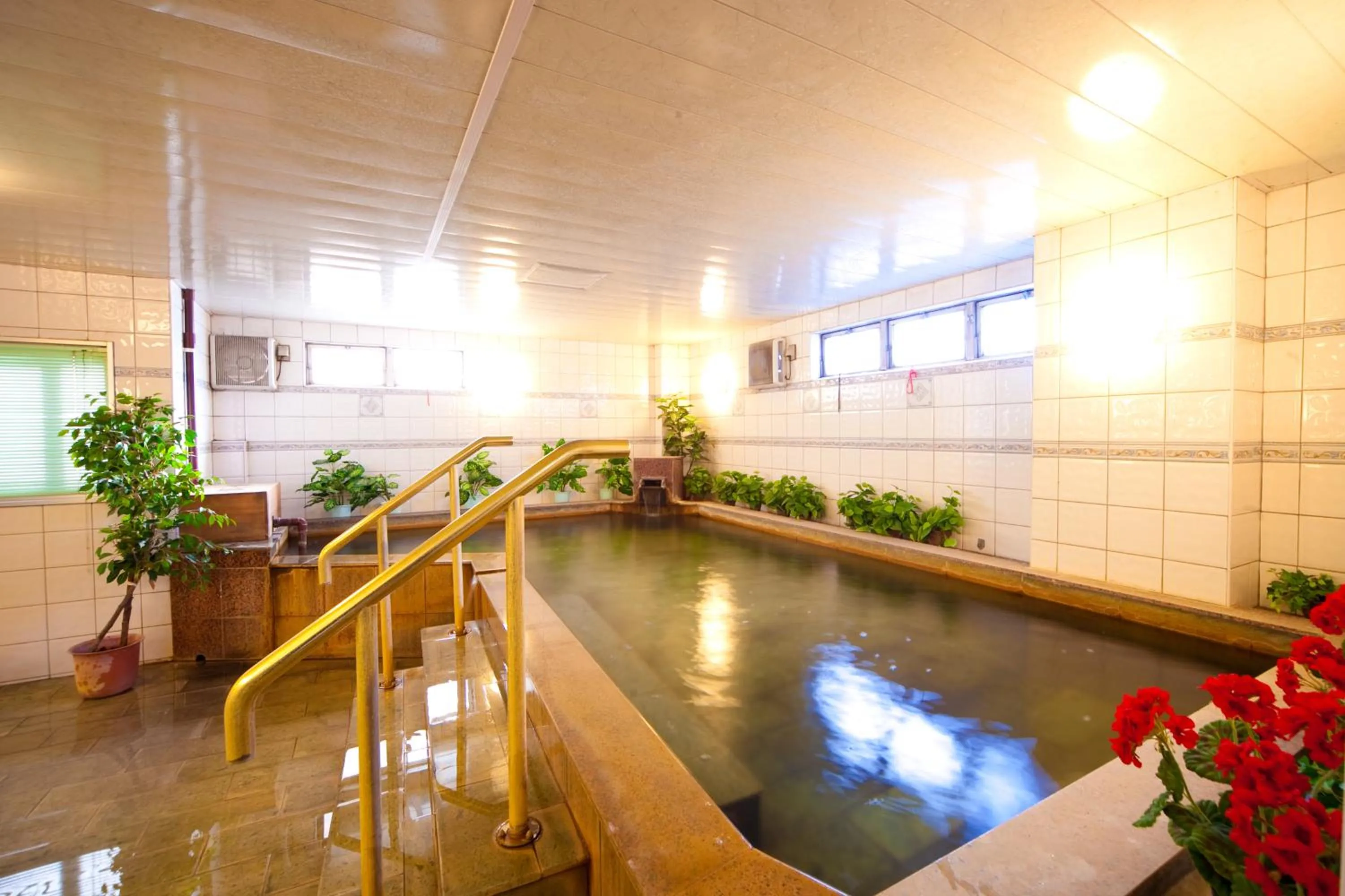 Hot Spring Bath in Beppu Station Hotel