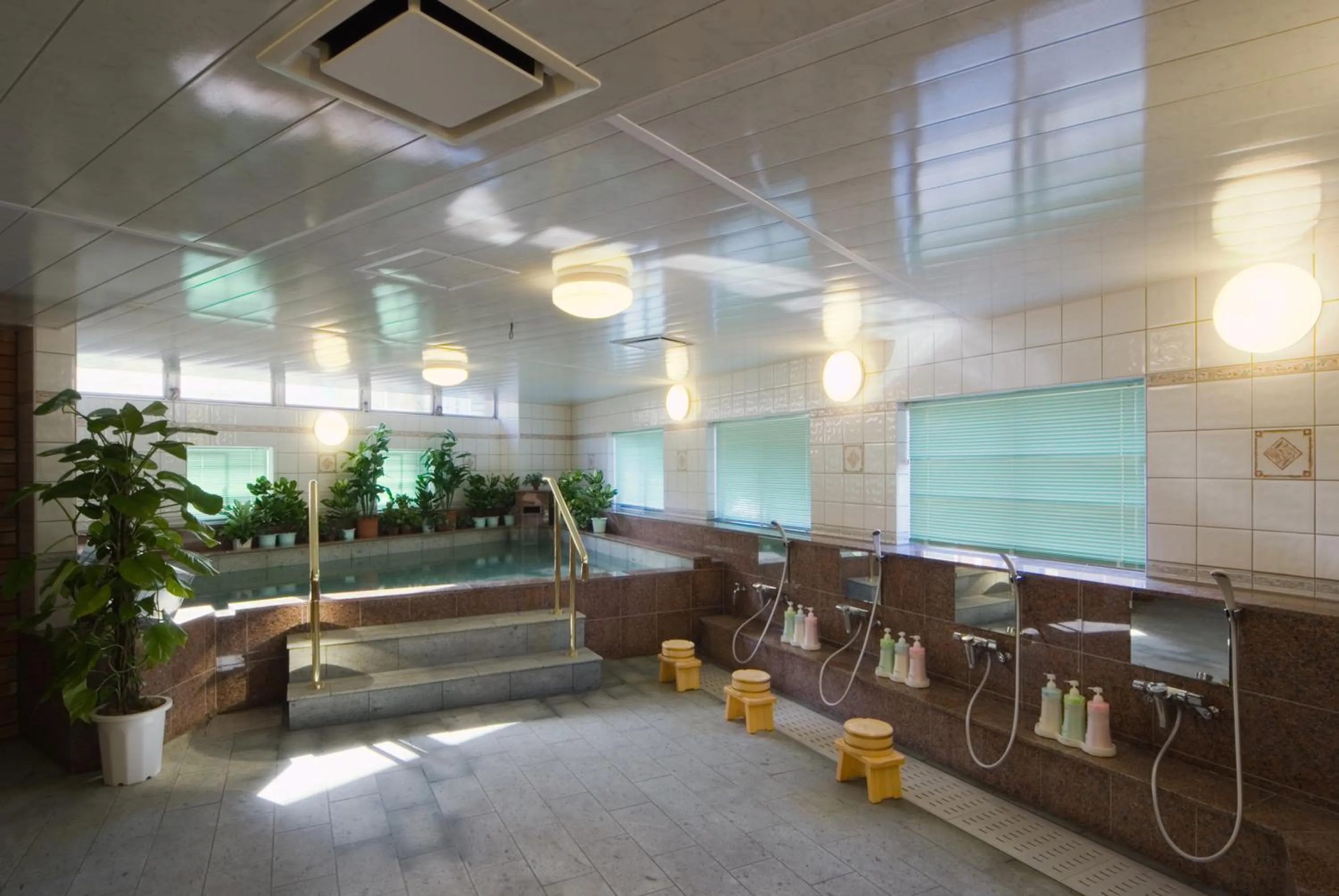 Hot Spring Bath in Beppu Station Hotel