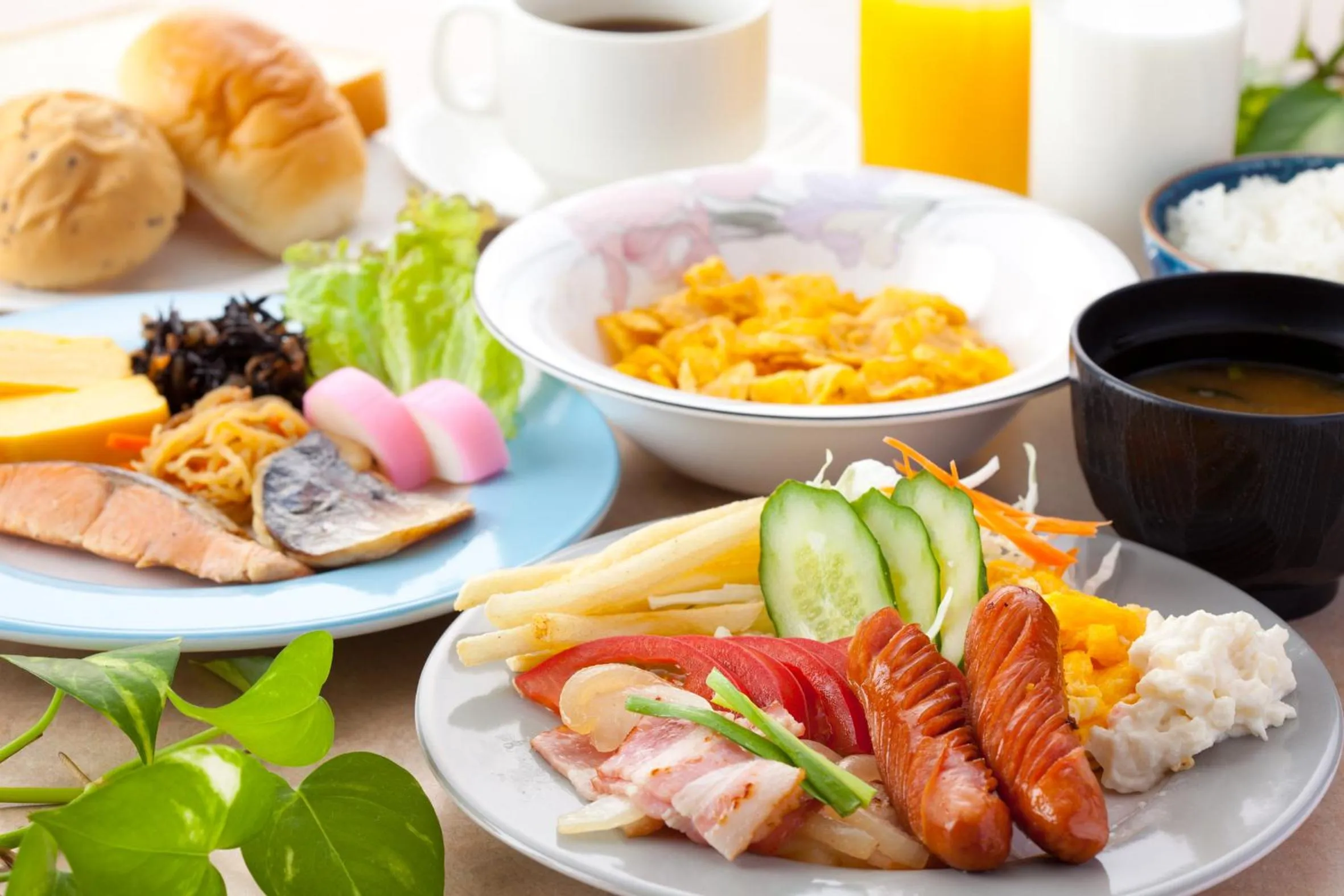Breakfast in Beppu Station Hotel