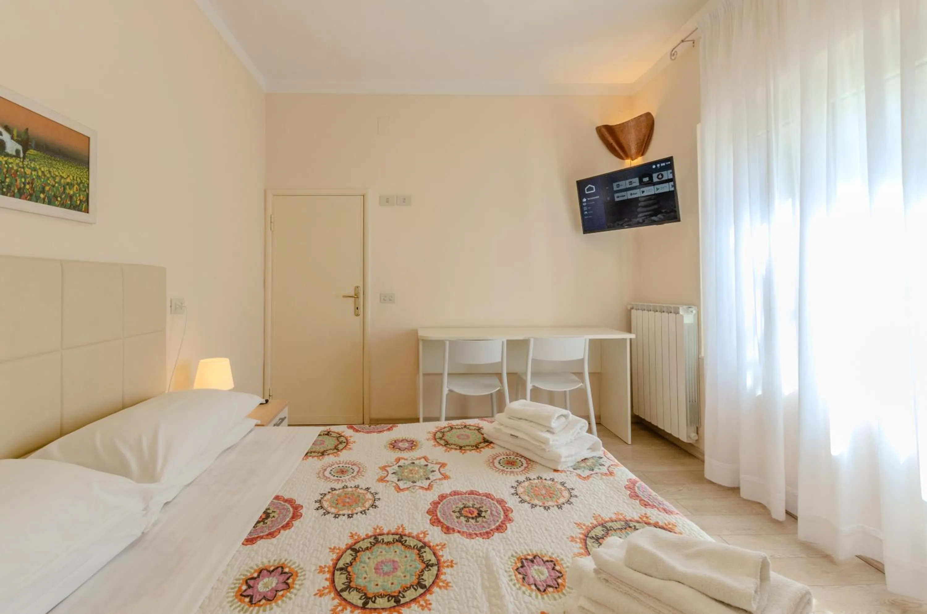 Bed in Hotel Del Buono Wellness & Medical Spa