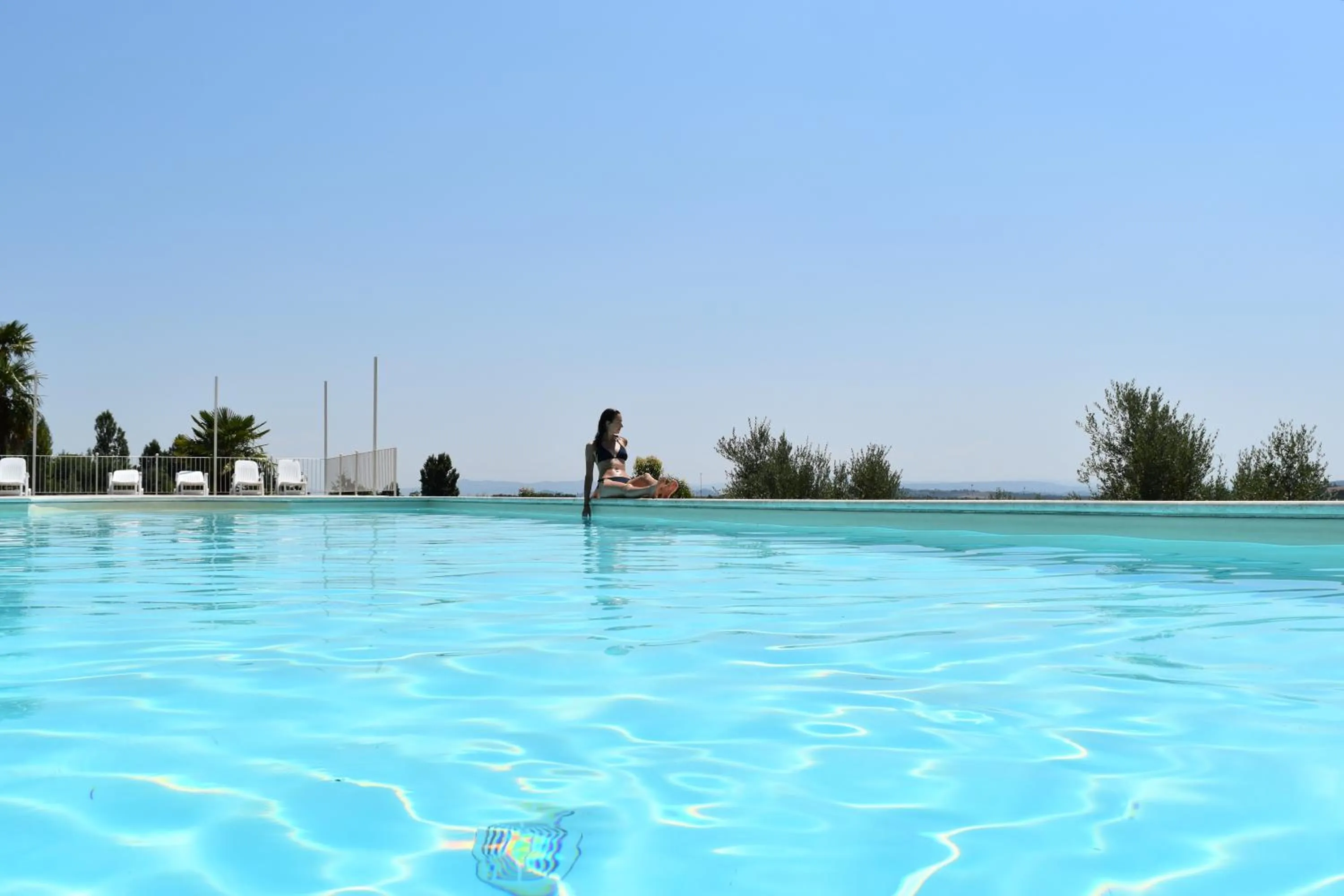 Swimming pool in Hotel Del Buono Wellness & Medical Spa