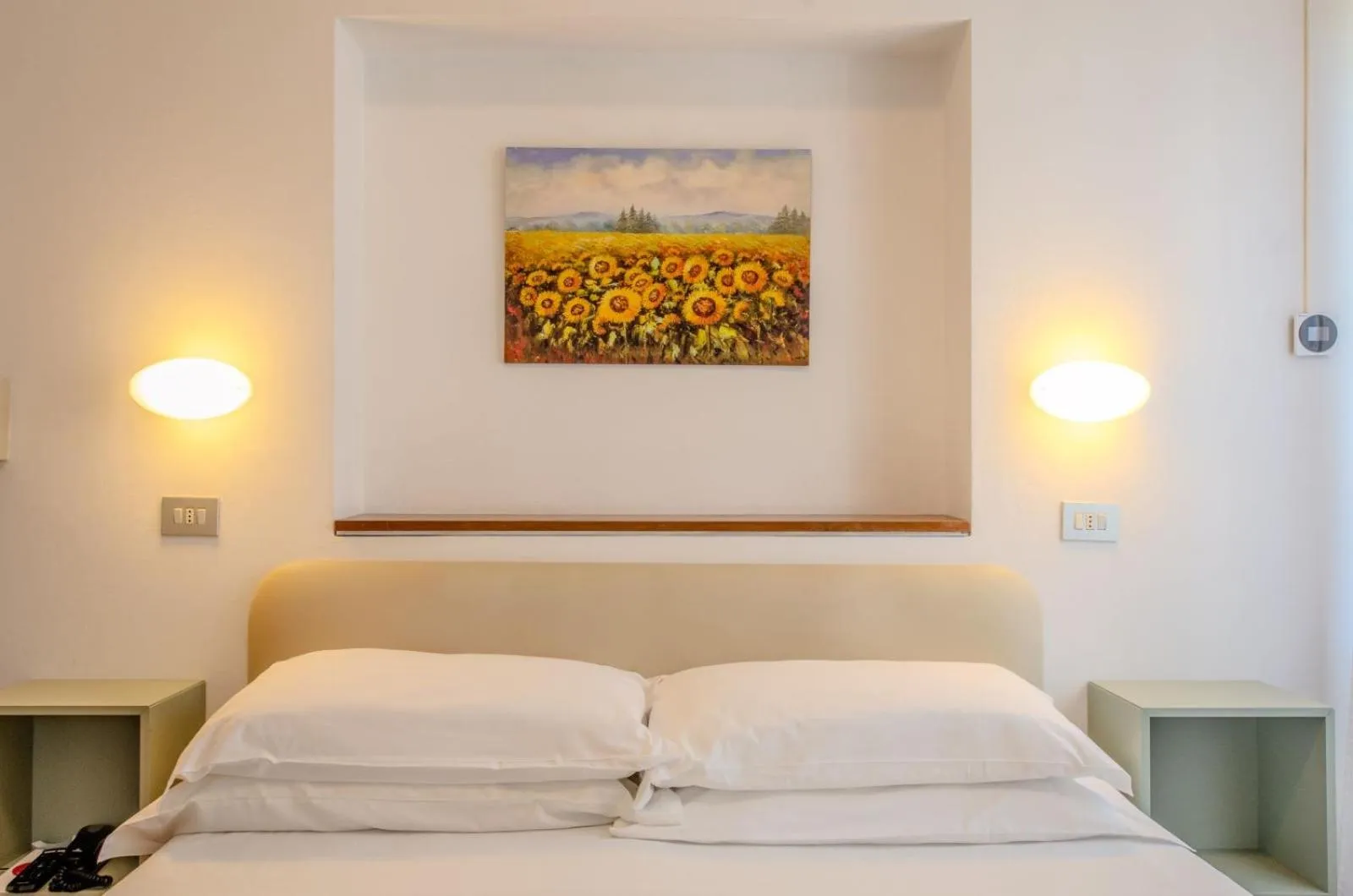 Bed in Hotel Del Buono Wellness & Medical Spa