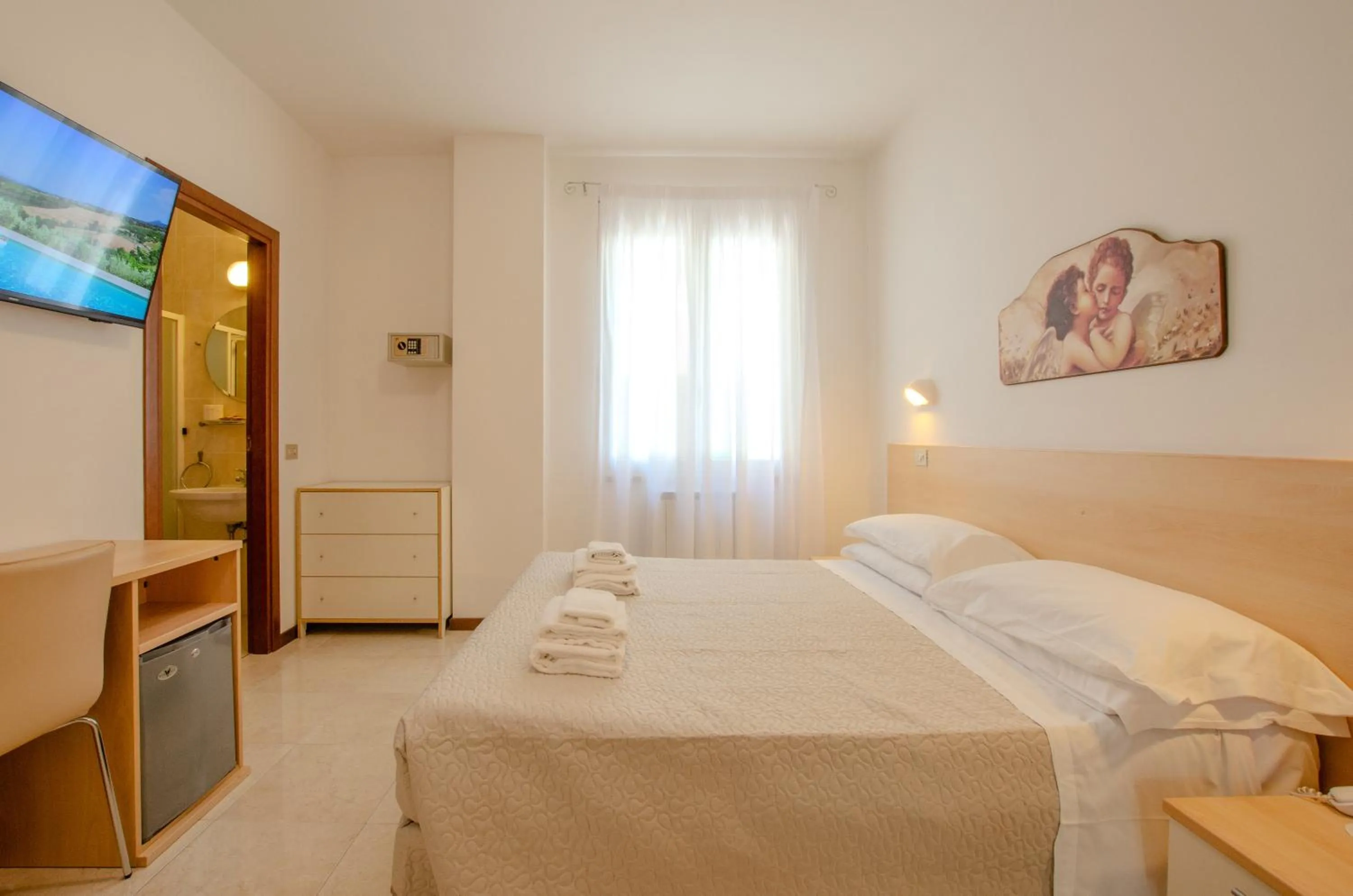 Bed in Hotel Del Buono Wellness & Medical Spa