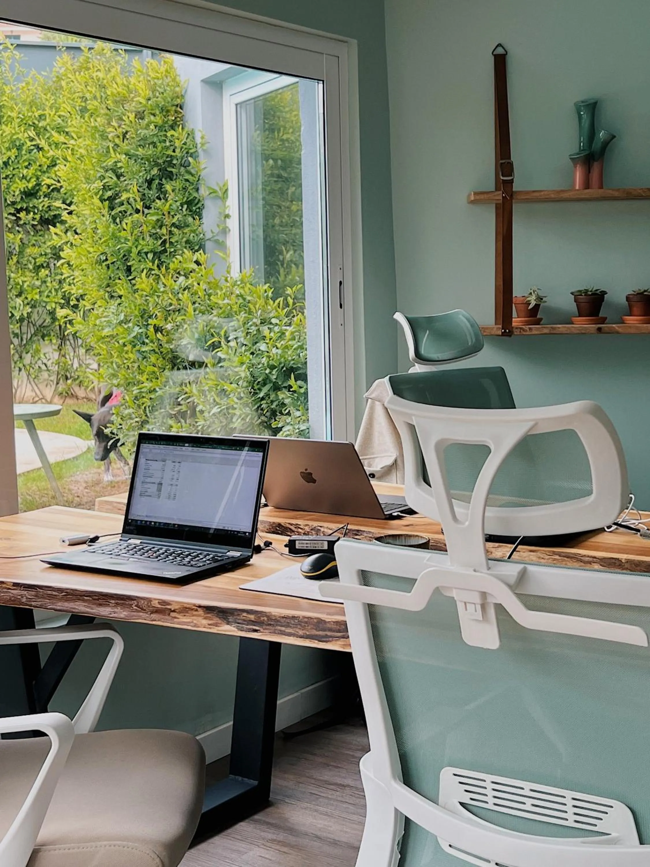 Seating area in Luna House & Cowork