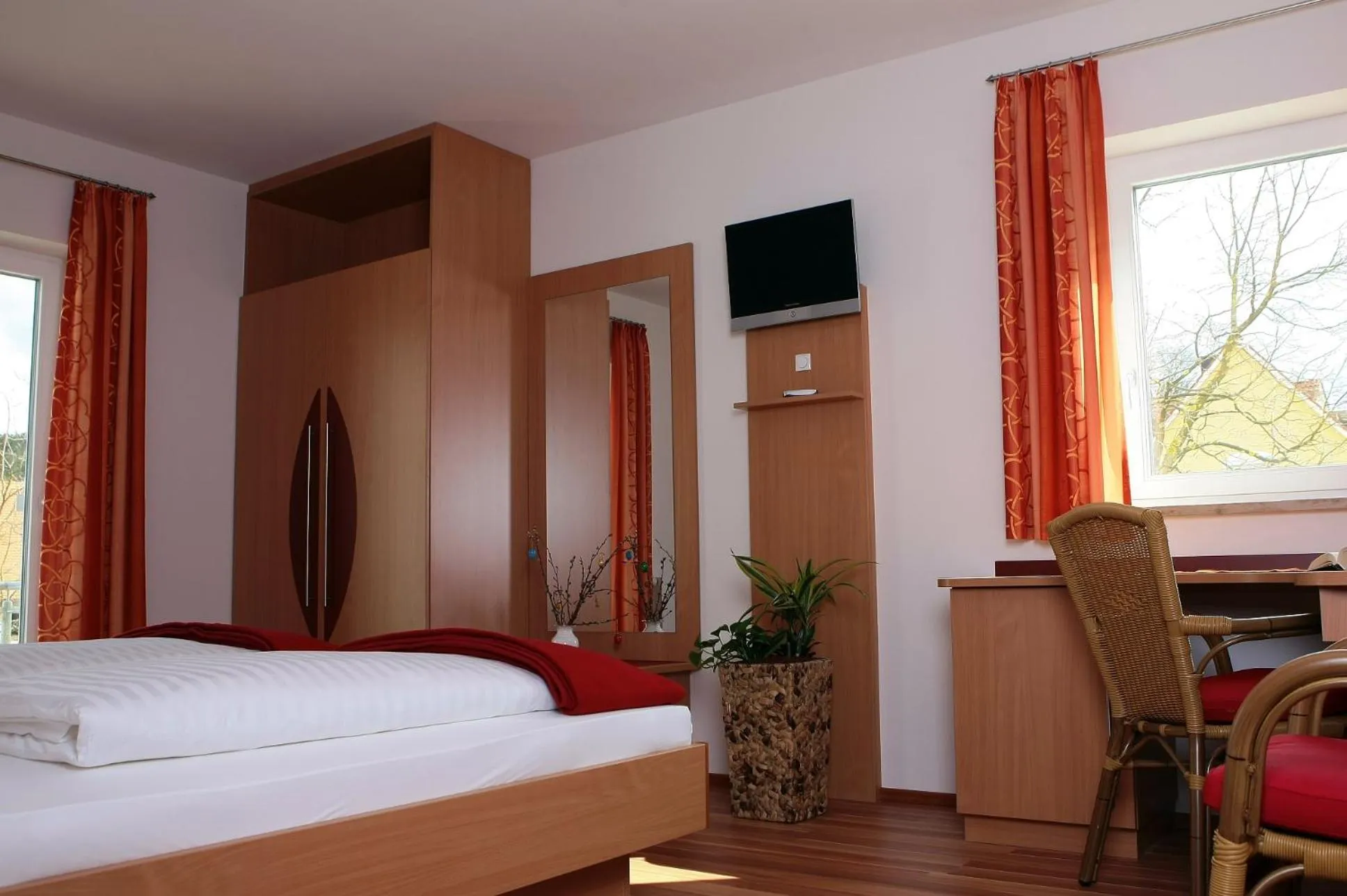 Bed in Gästehaus Kleeberger