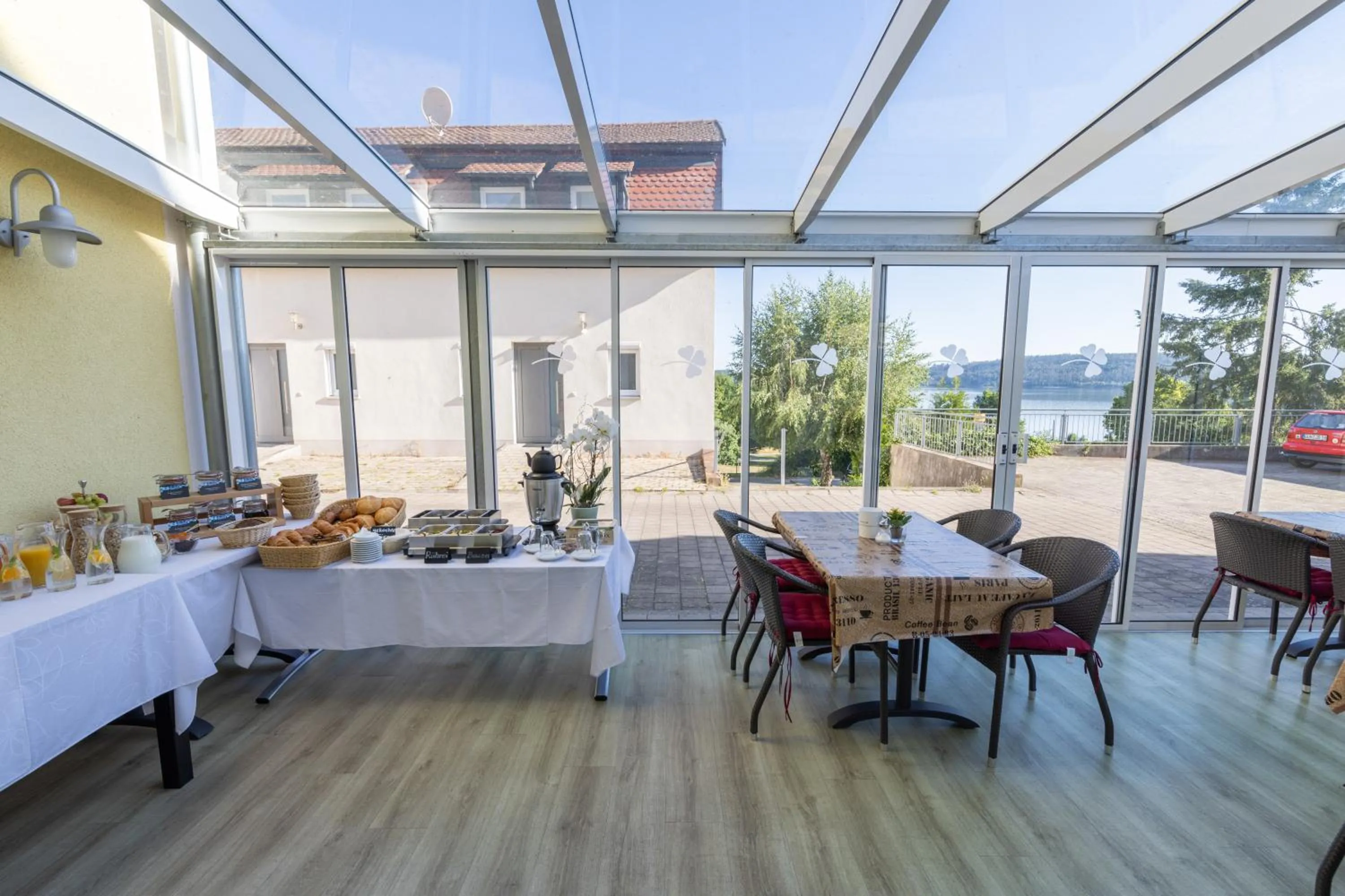 Lake view in Gästehaus Kleeberger