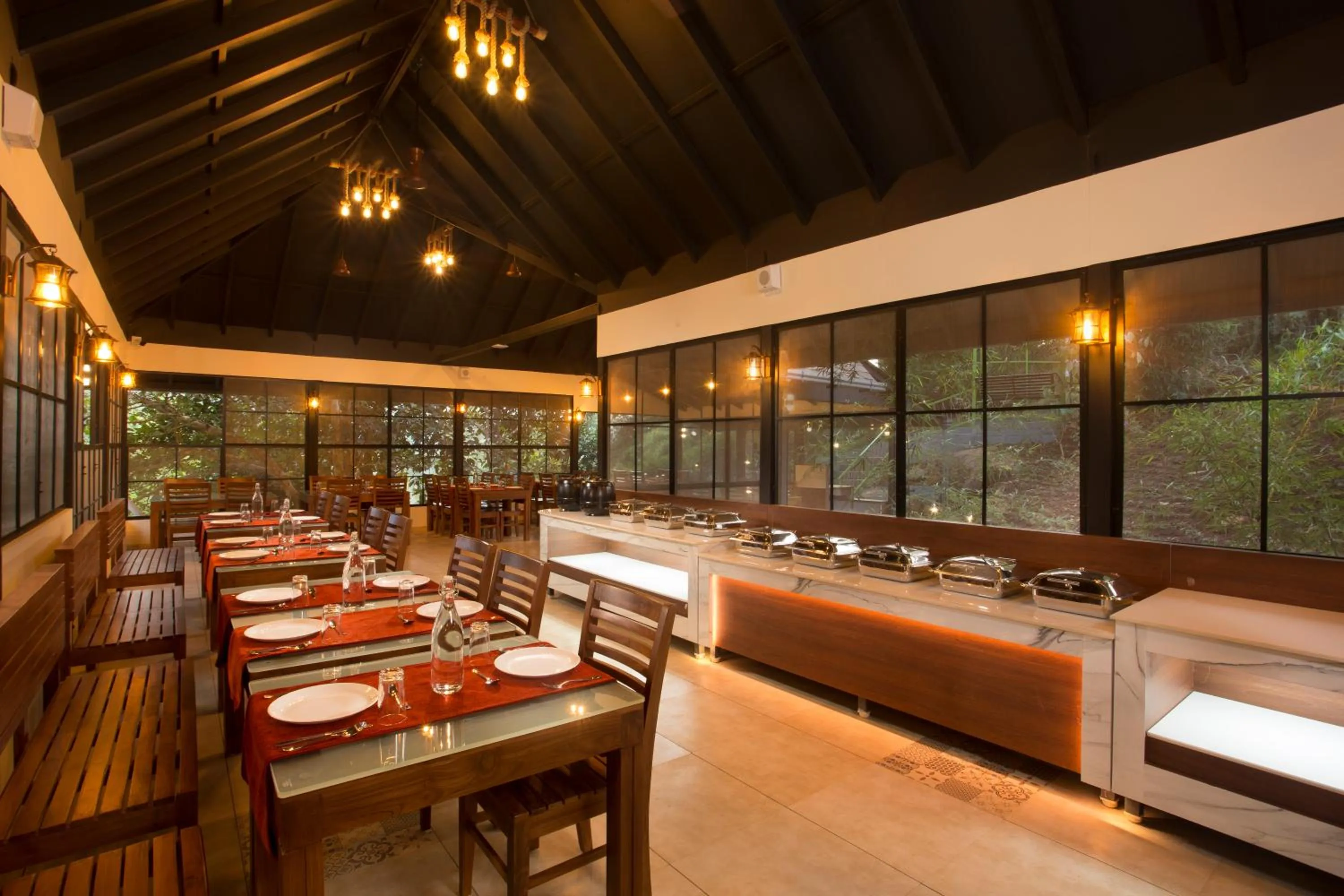 Restaurant/places to eat in Amrezy Resort and Spa by Stride, Wayanad