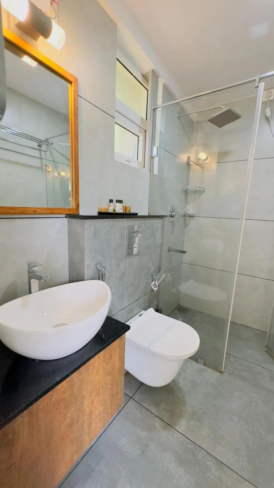 Shower in Amrezy Resort and Spa by Stride, Wayanad