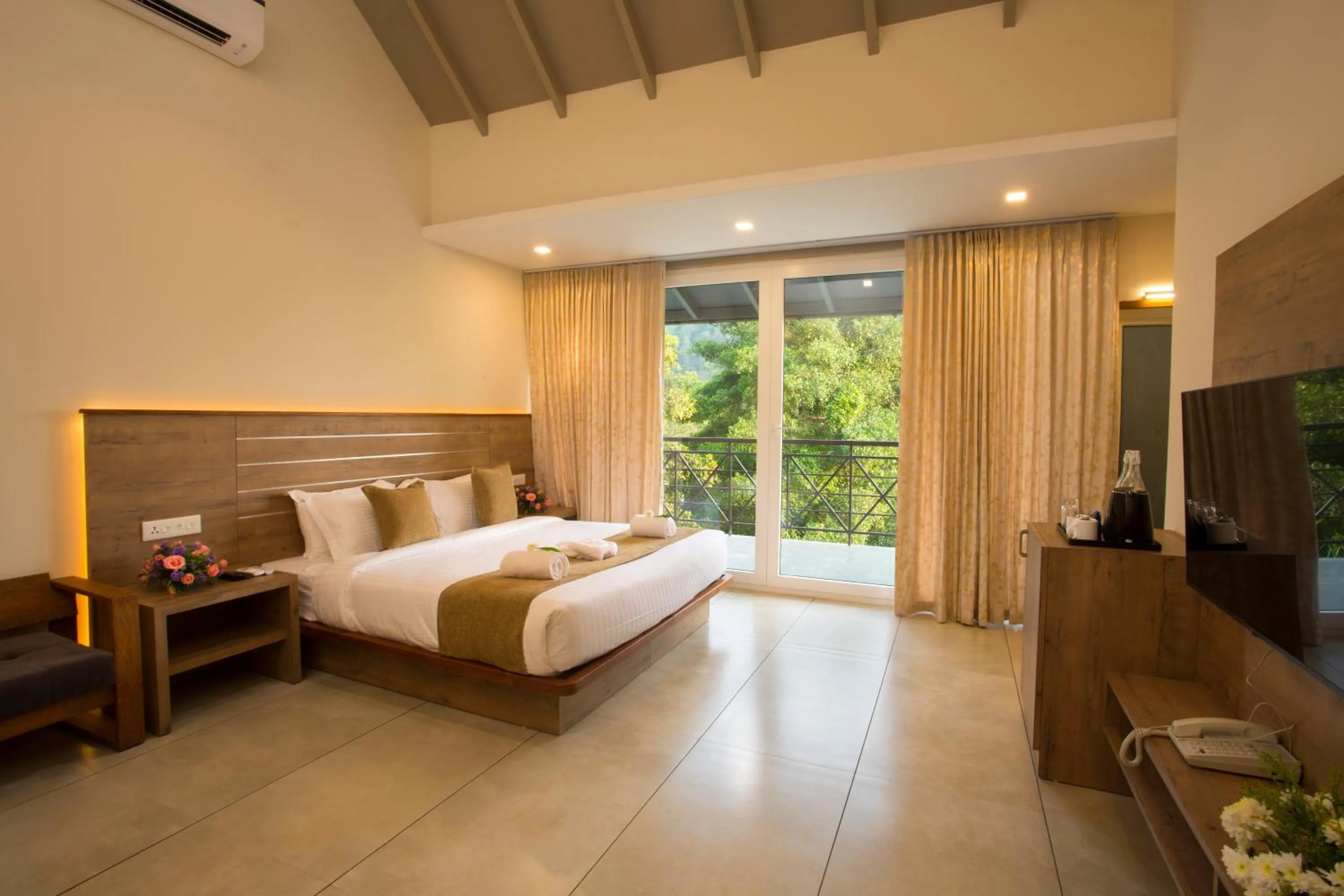 Bed in Amrezy Resort and Spa by Stride, Wayanad