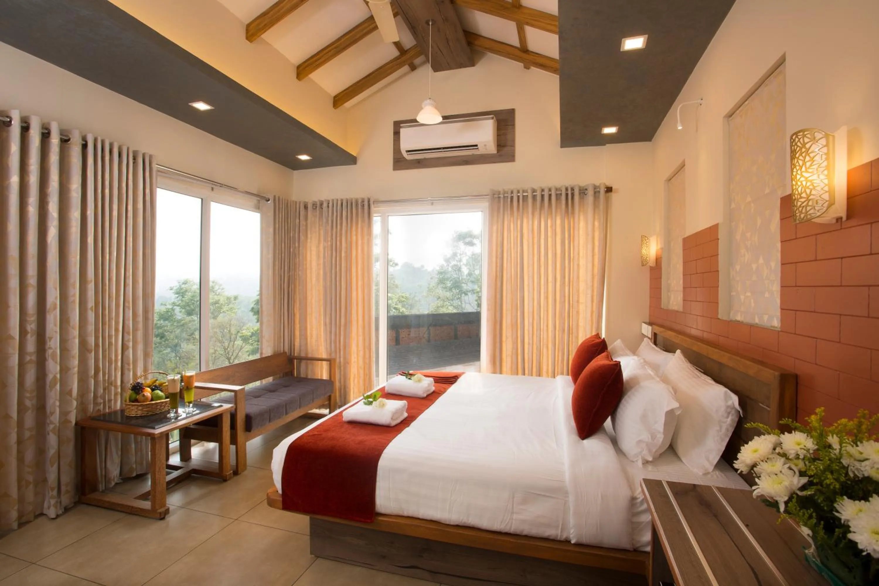 Photo of the whole room, Bed in Amrezy Resort and Spa by Stride, Wayanad