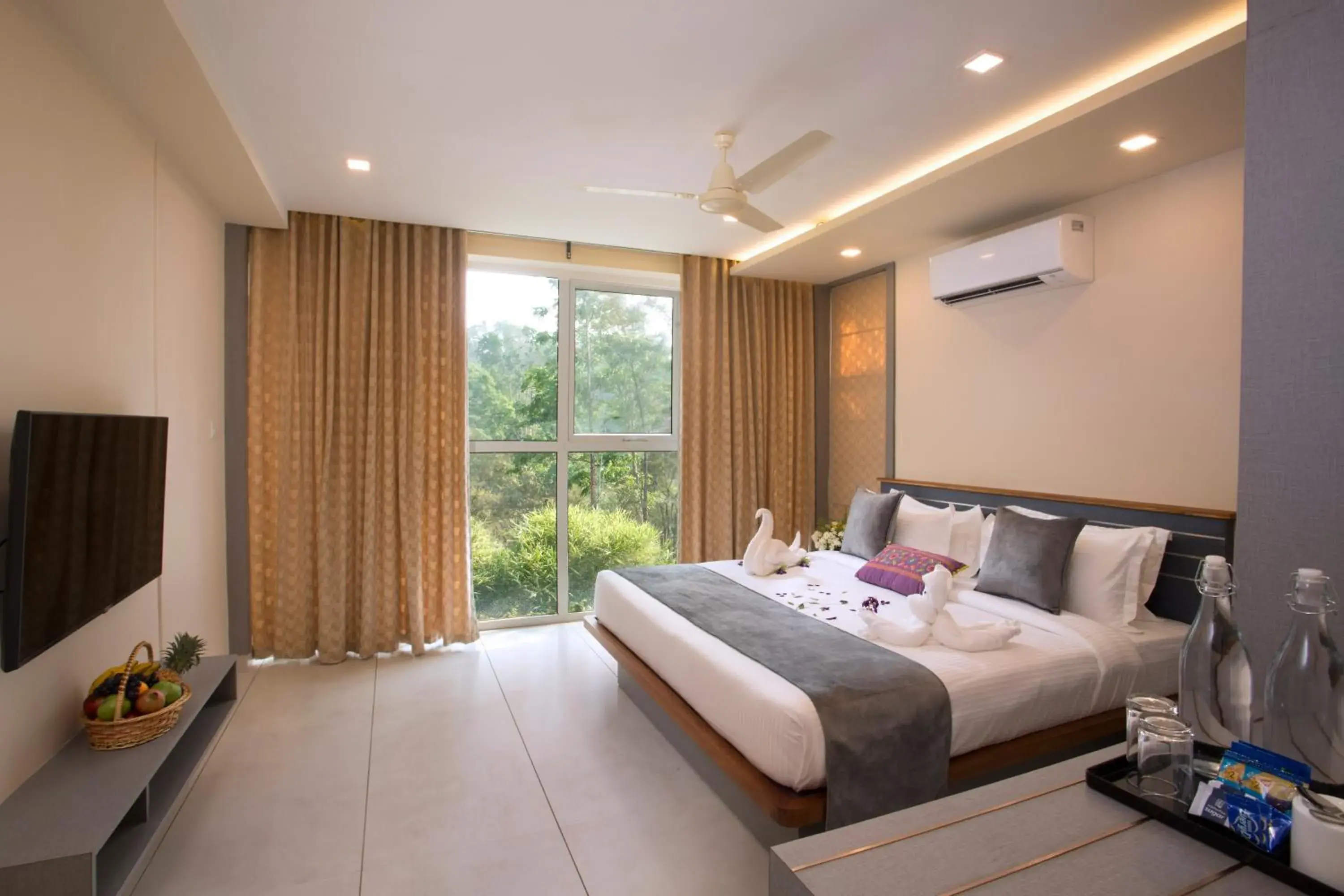 King Room with Mountain View in Amrezy Resort and Spa by Stride, Wayanad King Room with Mountain View in Amrezy Resort and Spa by Stride, Wayanad