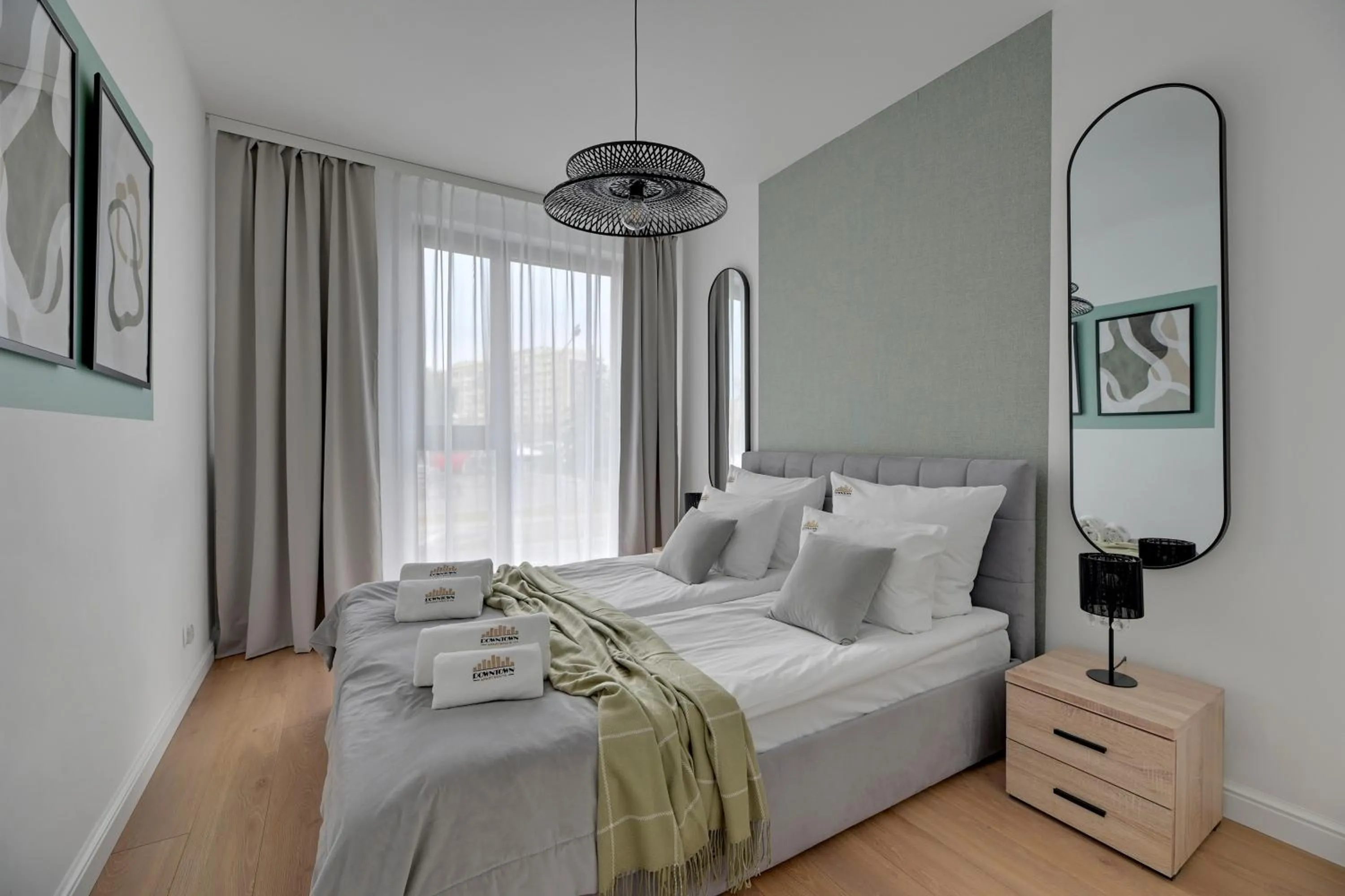 Bed in Tarasy Bałtyku Seaside, Sauna, Gym & Free Parking by Downtown Apartments
