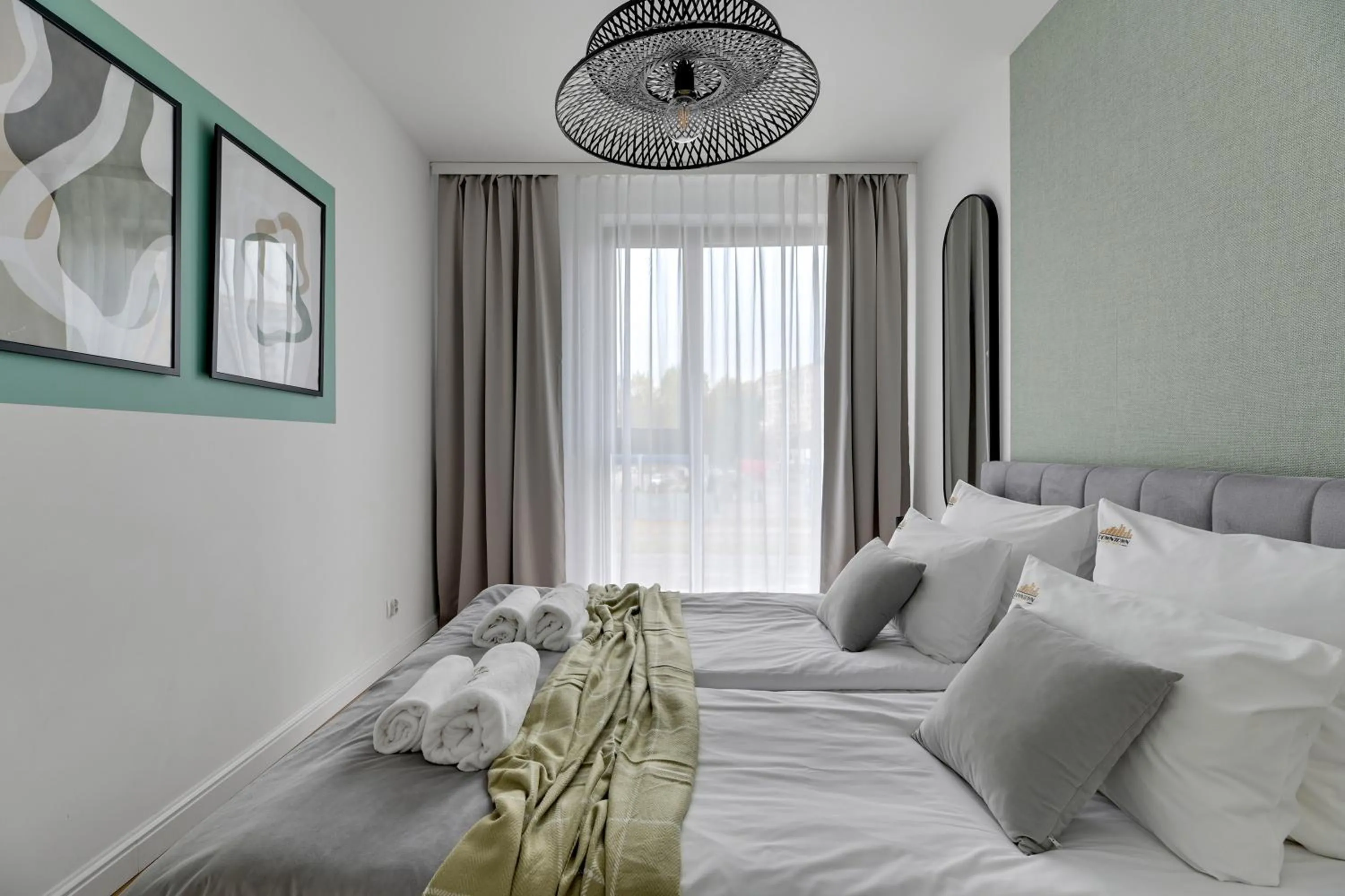 Bed in Tarasy Bałtyku Seaside, Sauna, Gym & Free Parking by Downtown Apartments