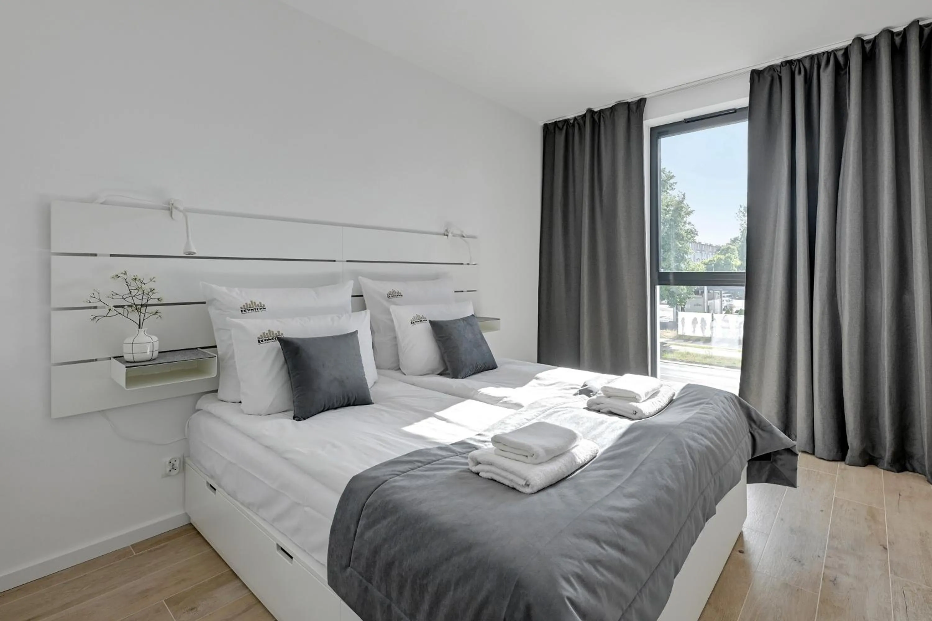 Bed in Tarasy Bałtyku Seaside, Sauna, Gym & Free Parking by Downtown Apartments