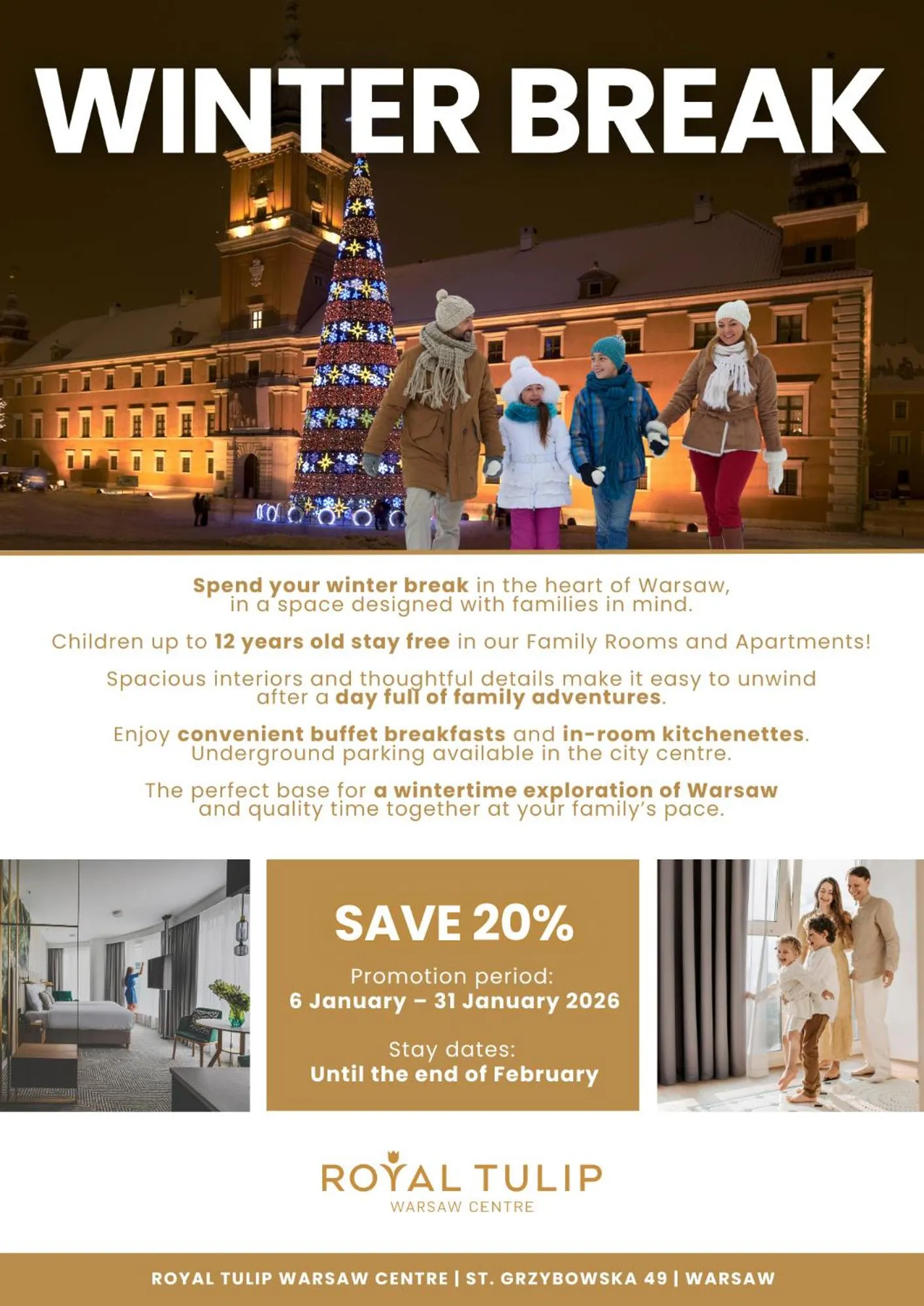 Winter in Royal Tulip Warsaw Centre