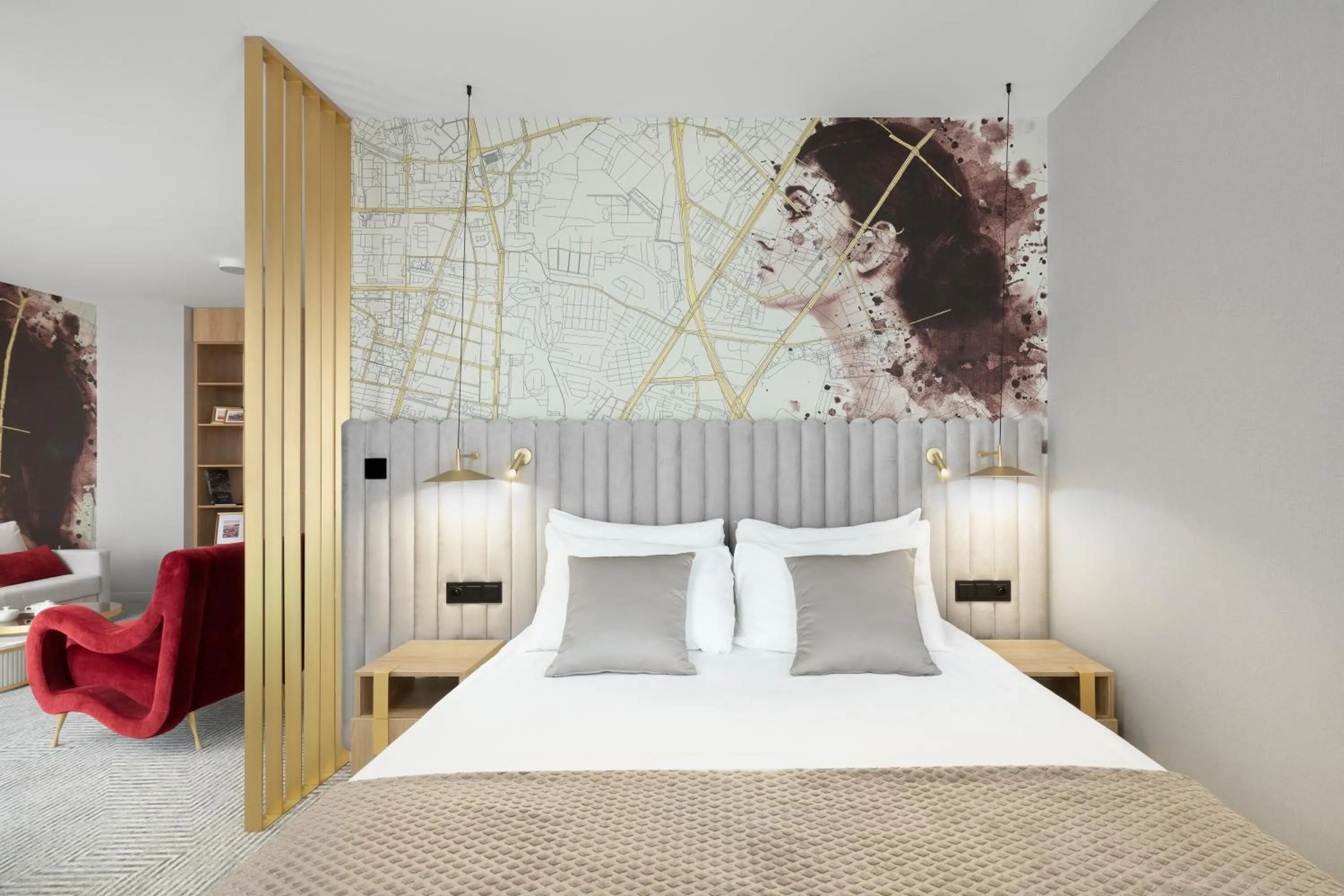 Bed in Royal Tulip Warsaw Centre