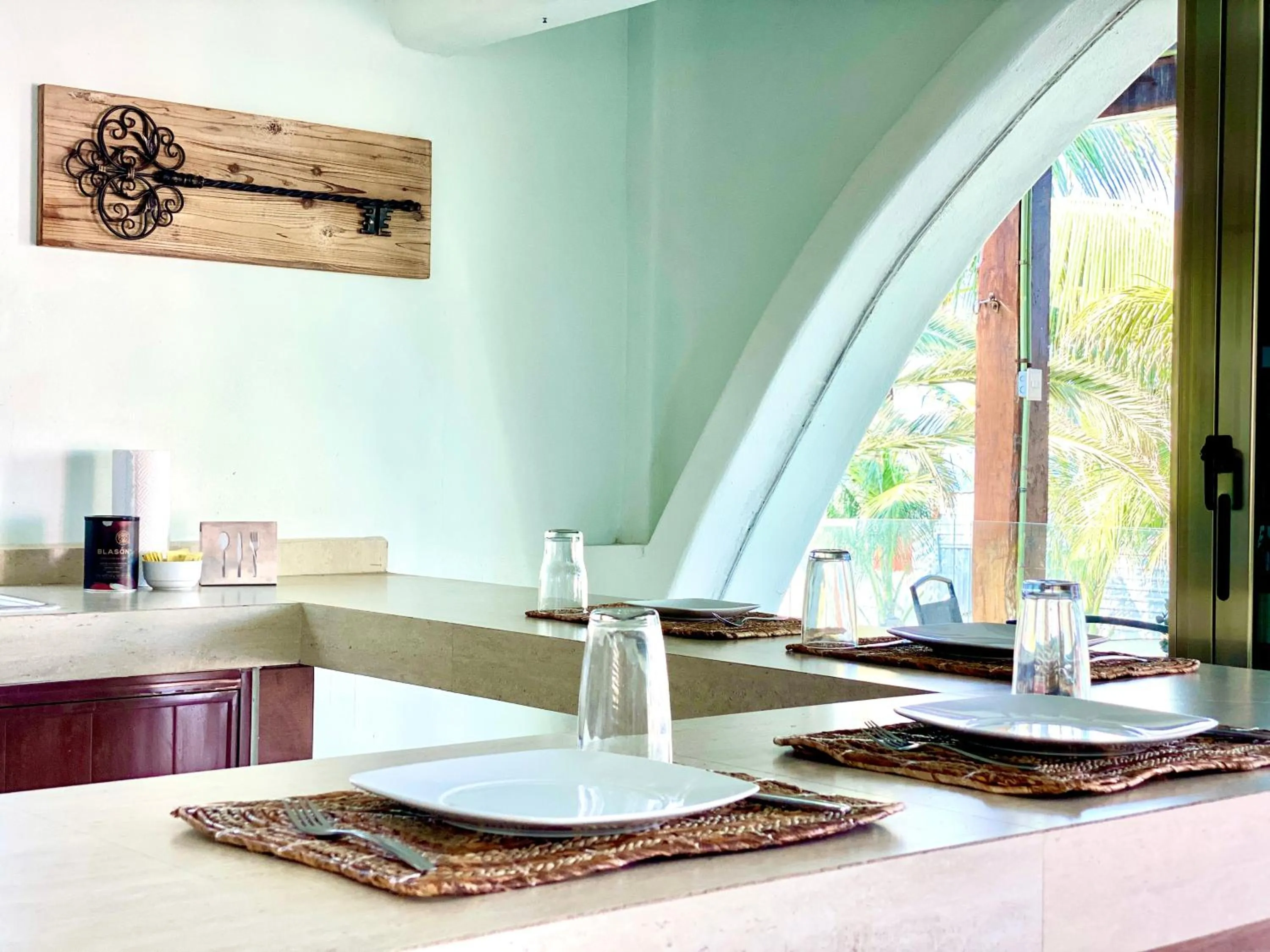 Dining area in Villas Amanecer by Andiani Travel