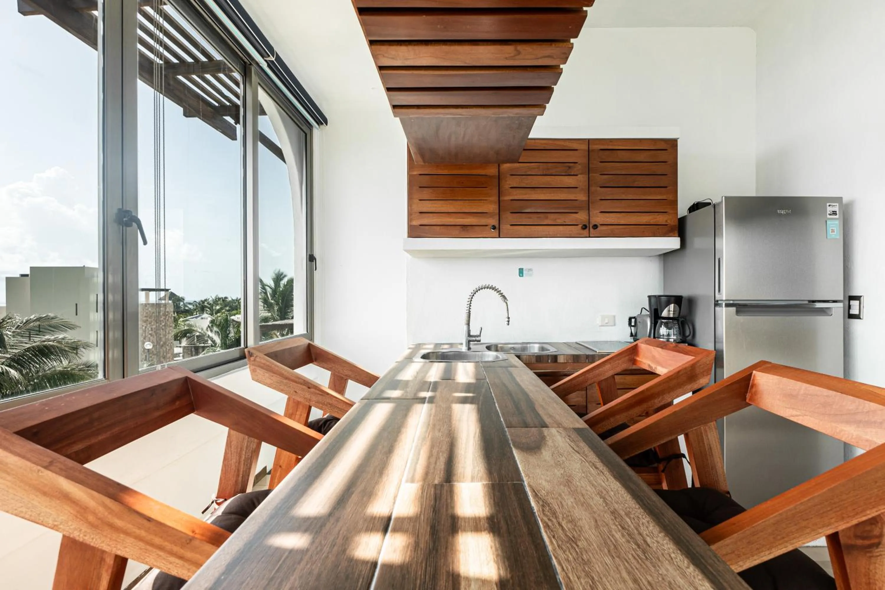 Kitchen or kitchenette in Villas Amanecer by Andiani Travel