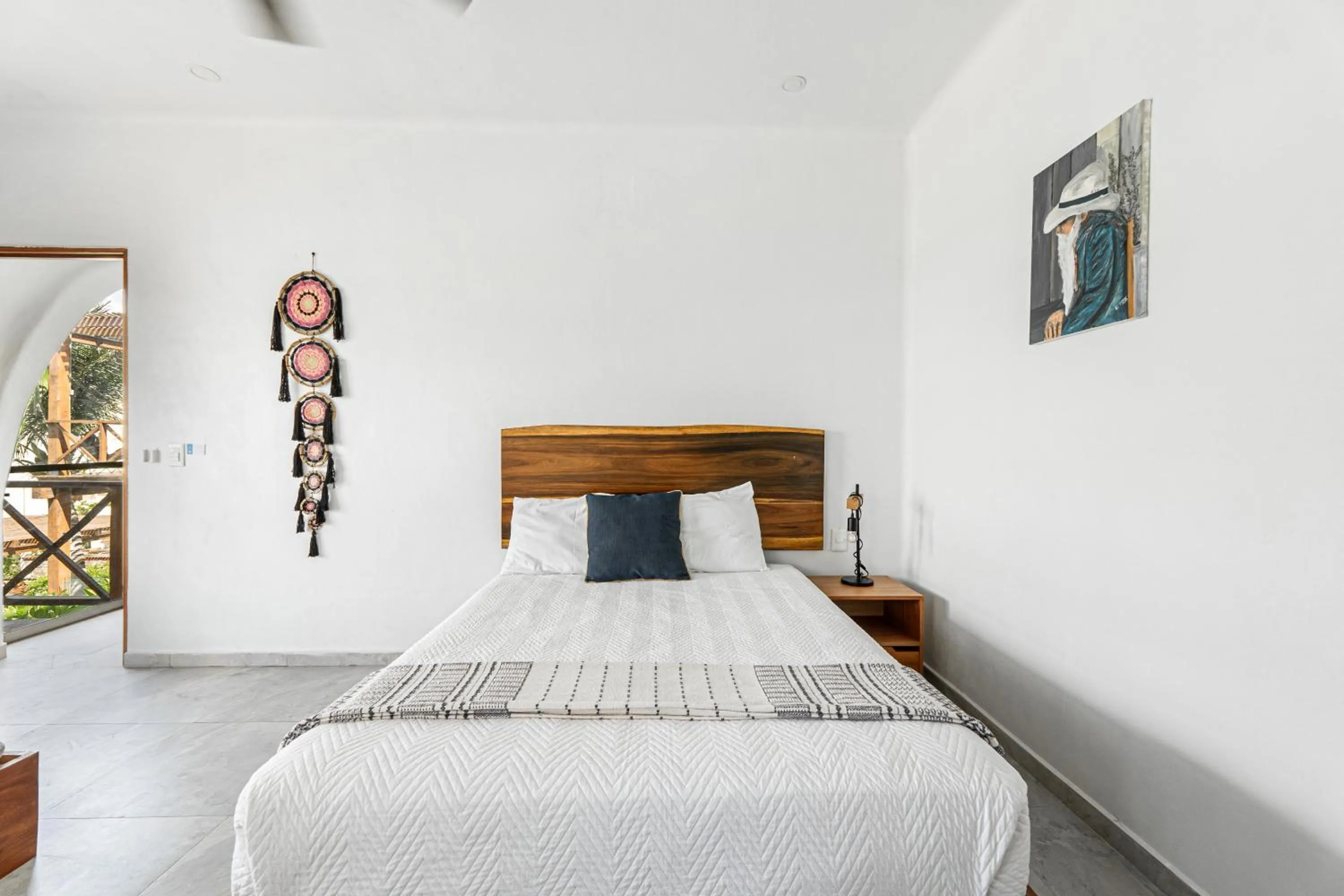 Bed in Villas Amanecer by Andiani Travel