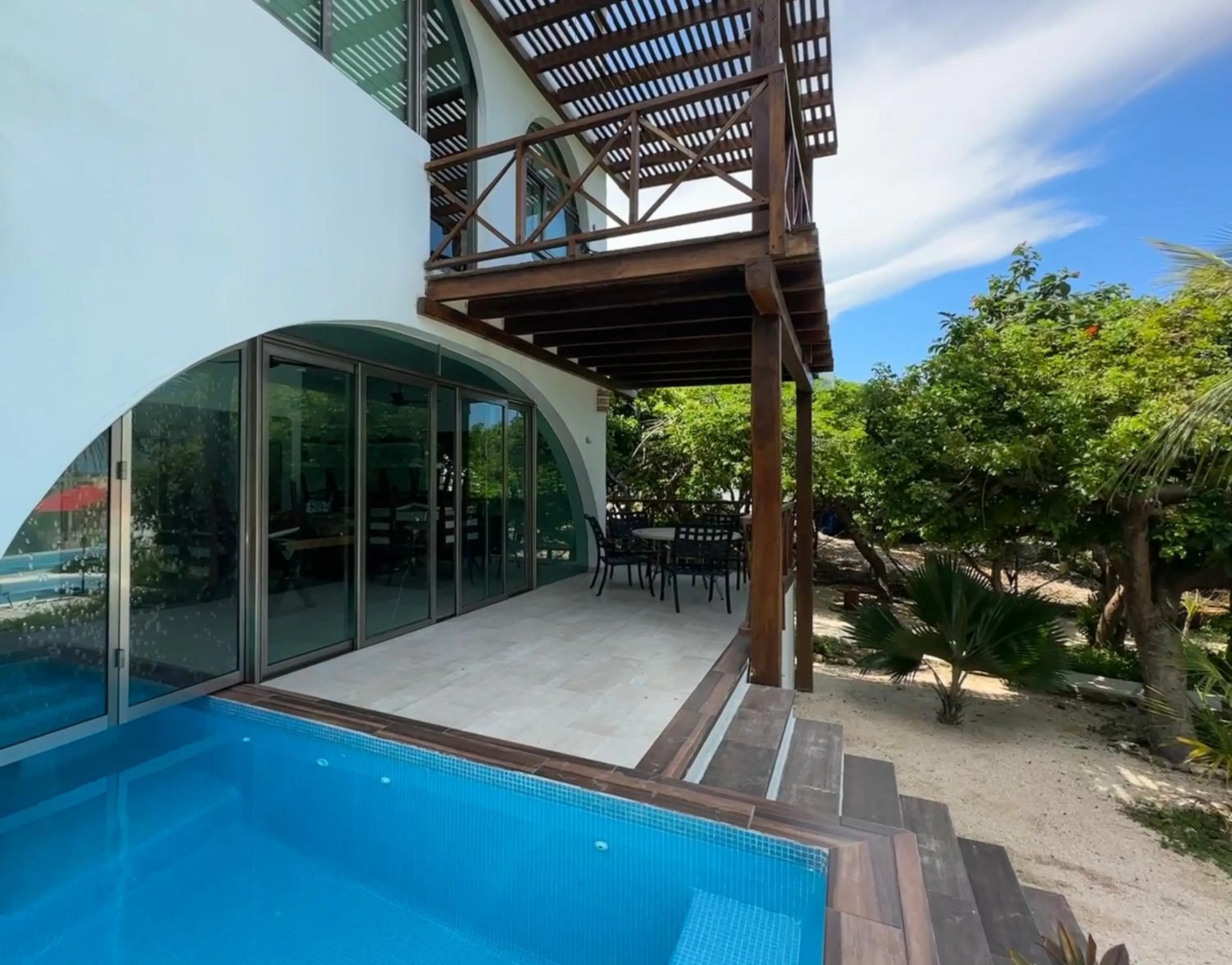 Patio in Villas Amanecer by Andiani Travel