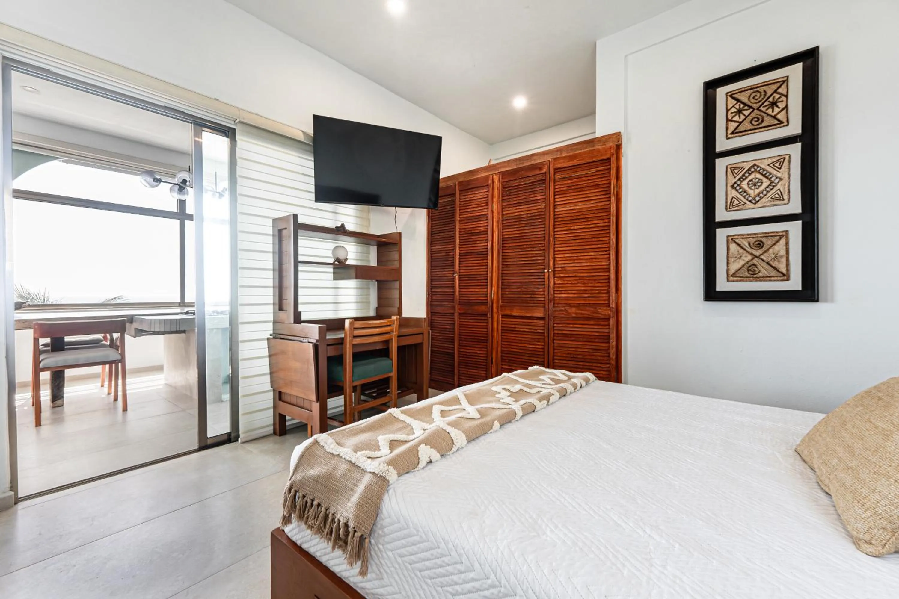 Bed in Villas Amanecer by Andiani Travel