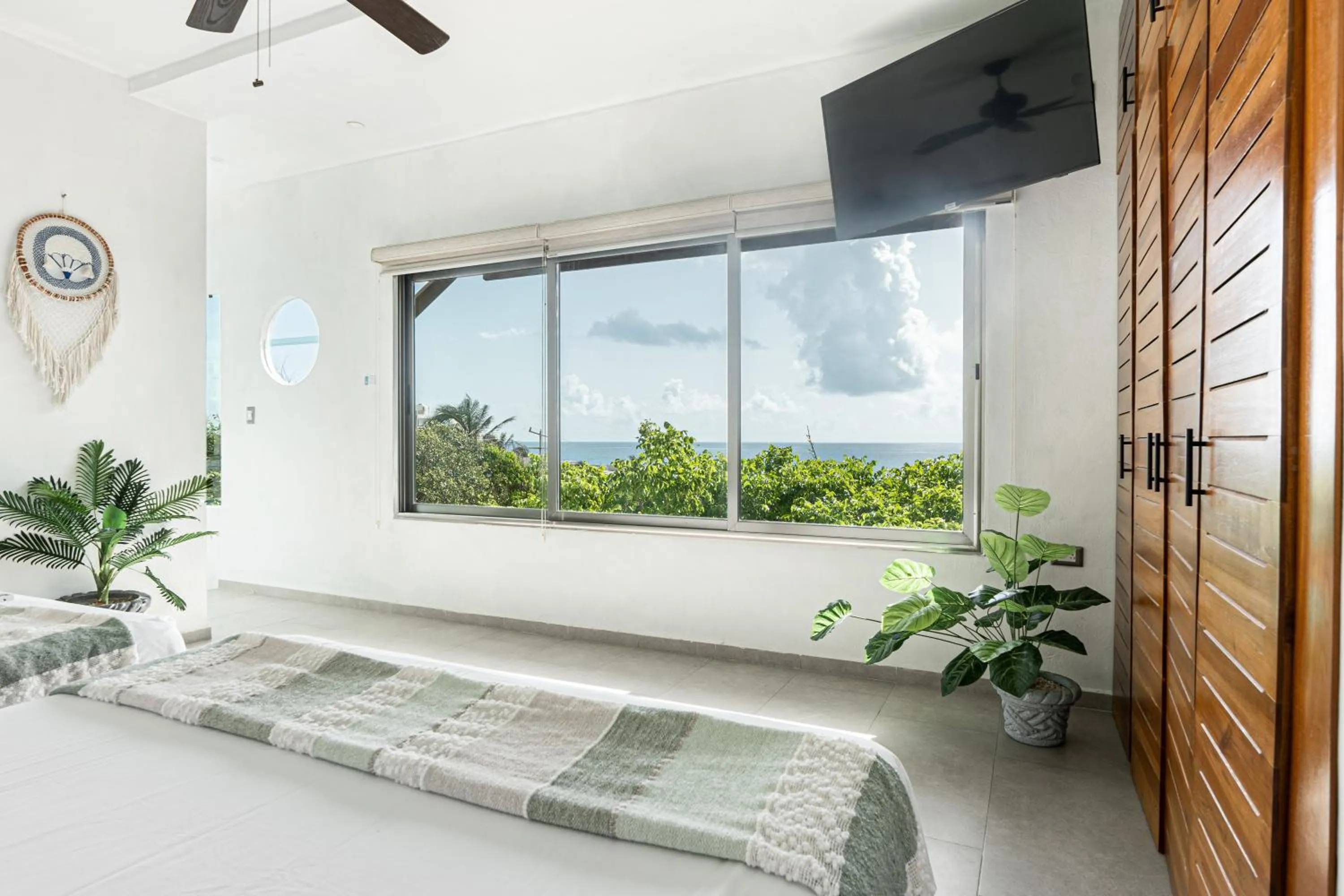 Bed in Villas Amanecer by Andiani Travel