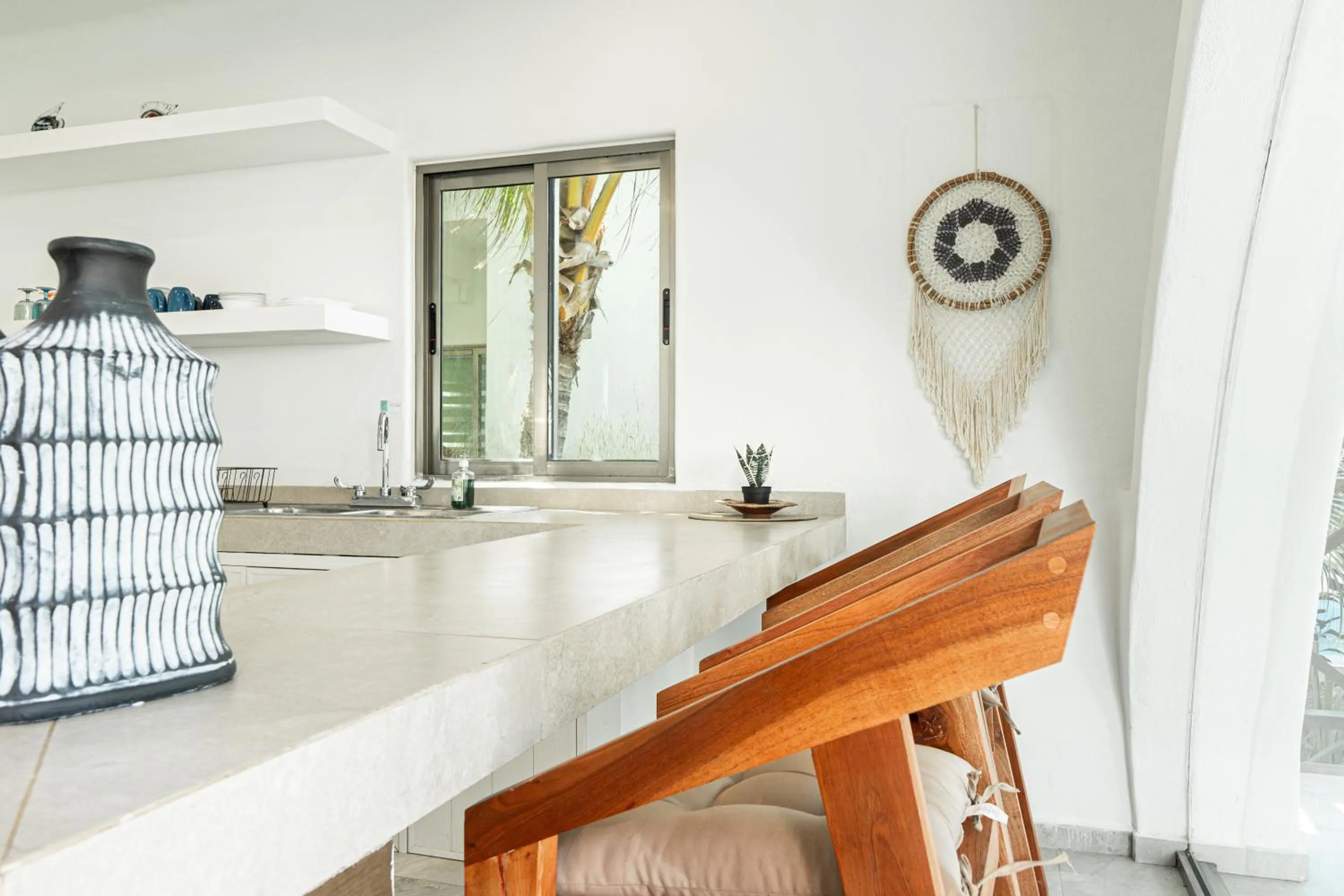 Kitchen or kitchenette in Villas Amanecer by Andiani Travel