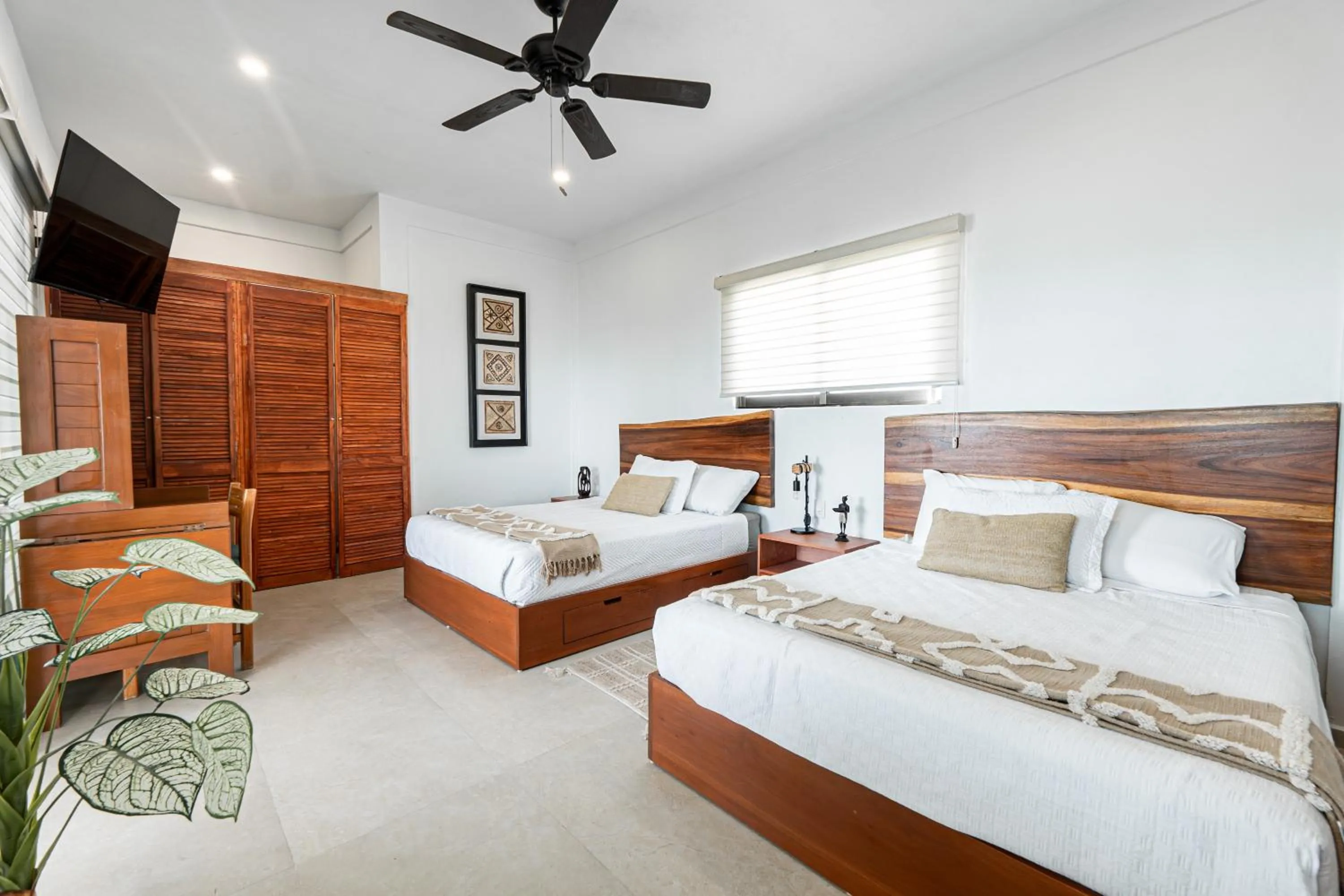 Bed in Villas Amanecer by Andiani Travel