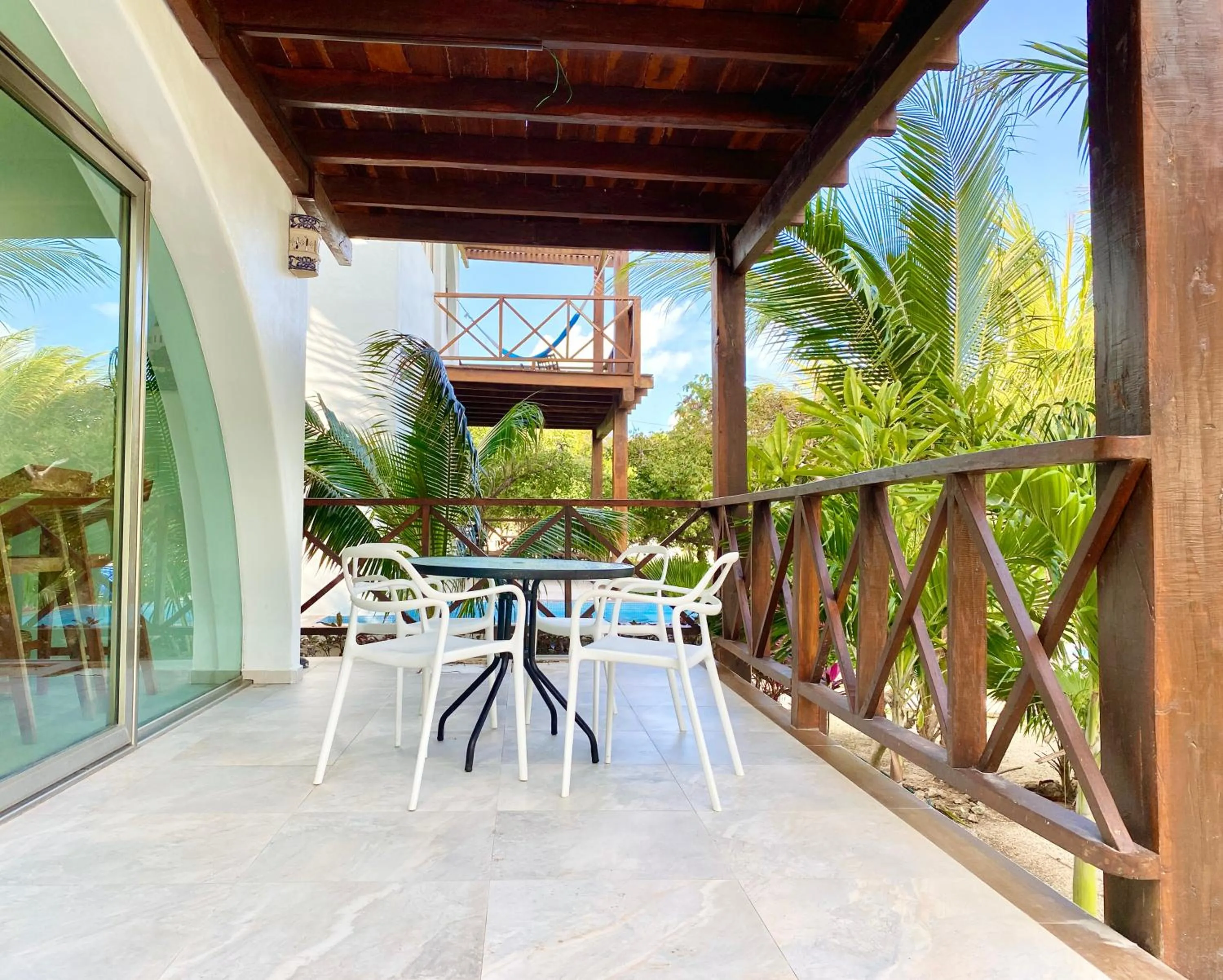 Patio in Villas Amanecer by Andiani Travel