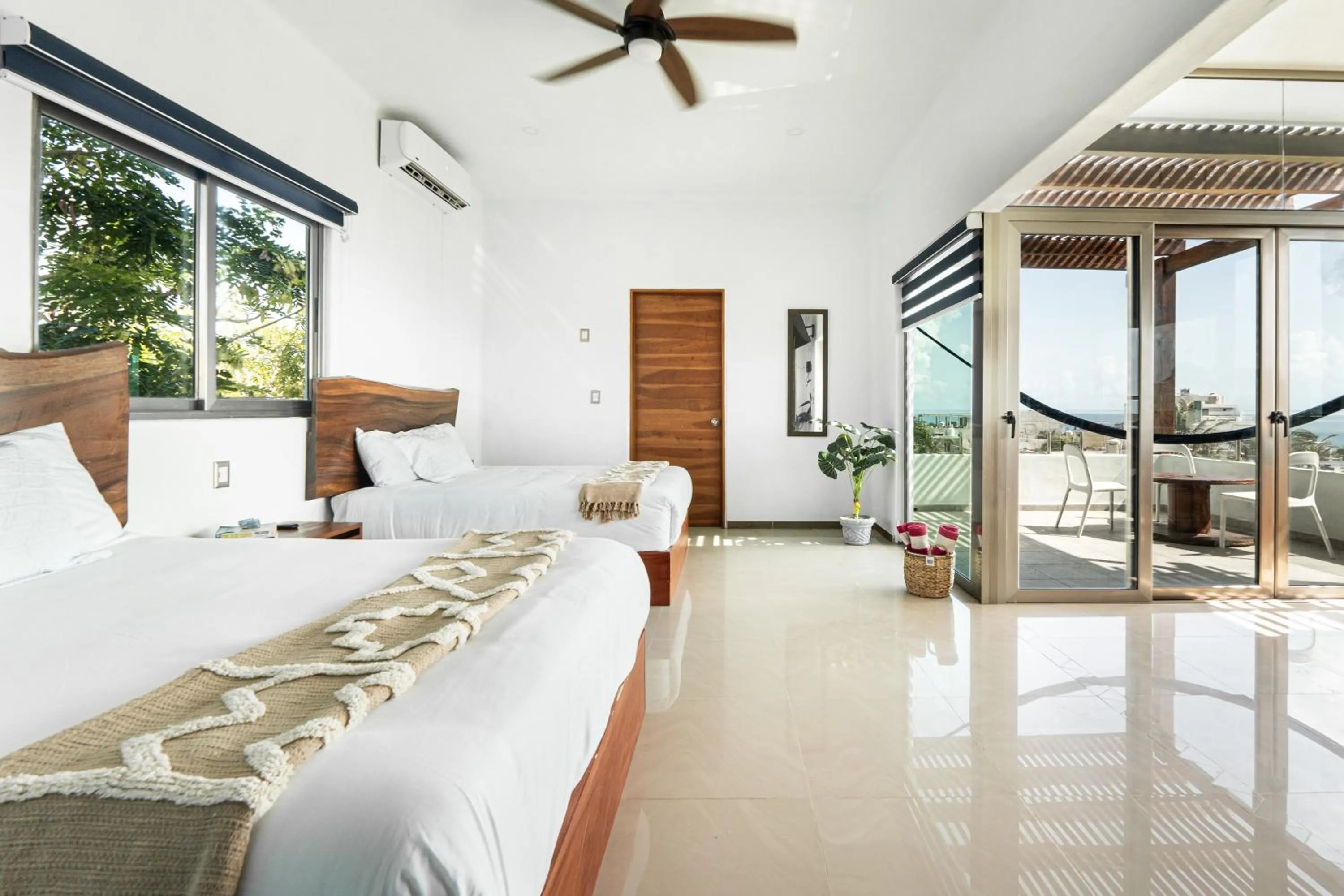 Bed in Villas Amanecer by Andiani Travel